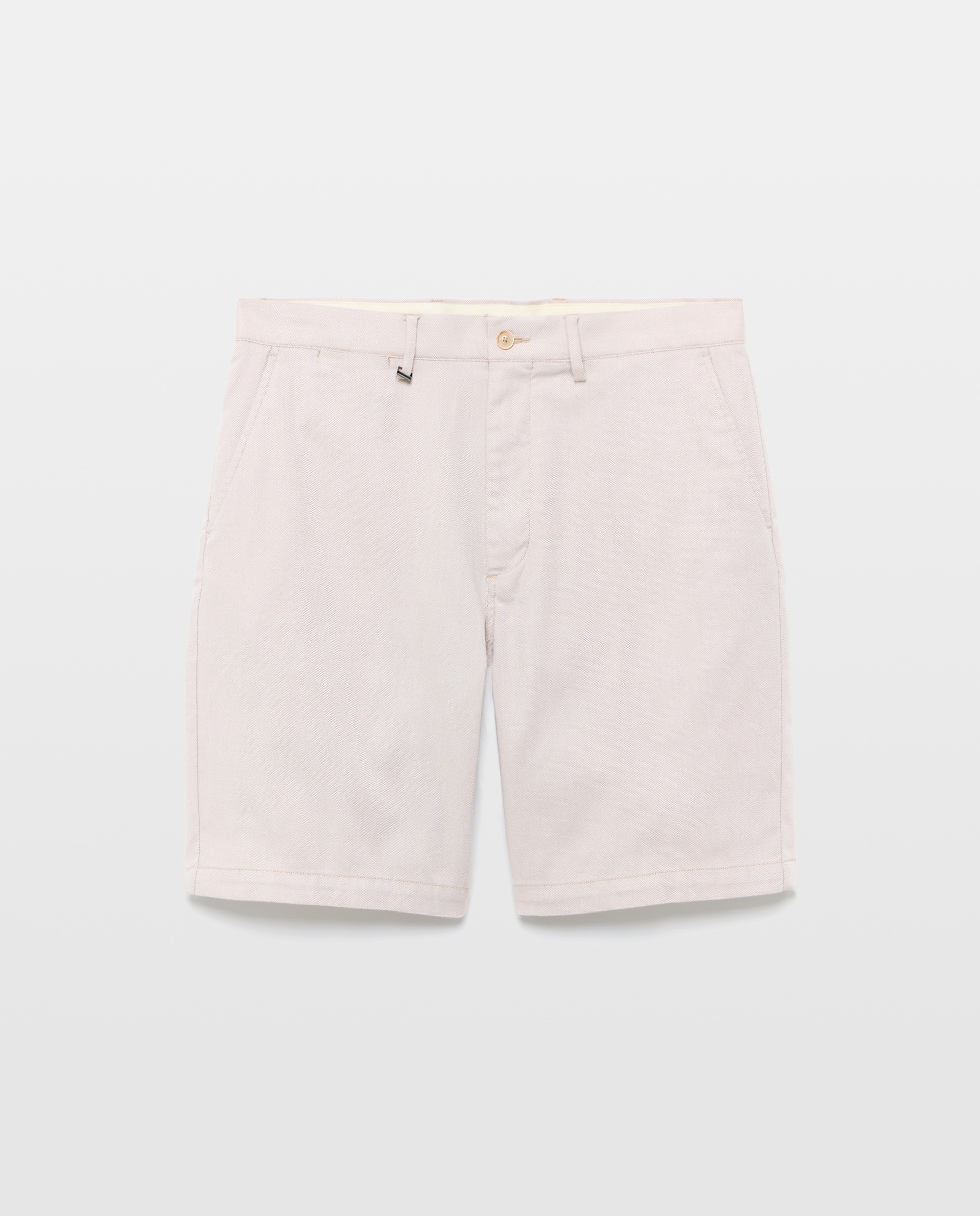 Bermudas Chino Clássicas Castanho-claro-4