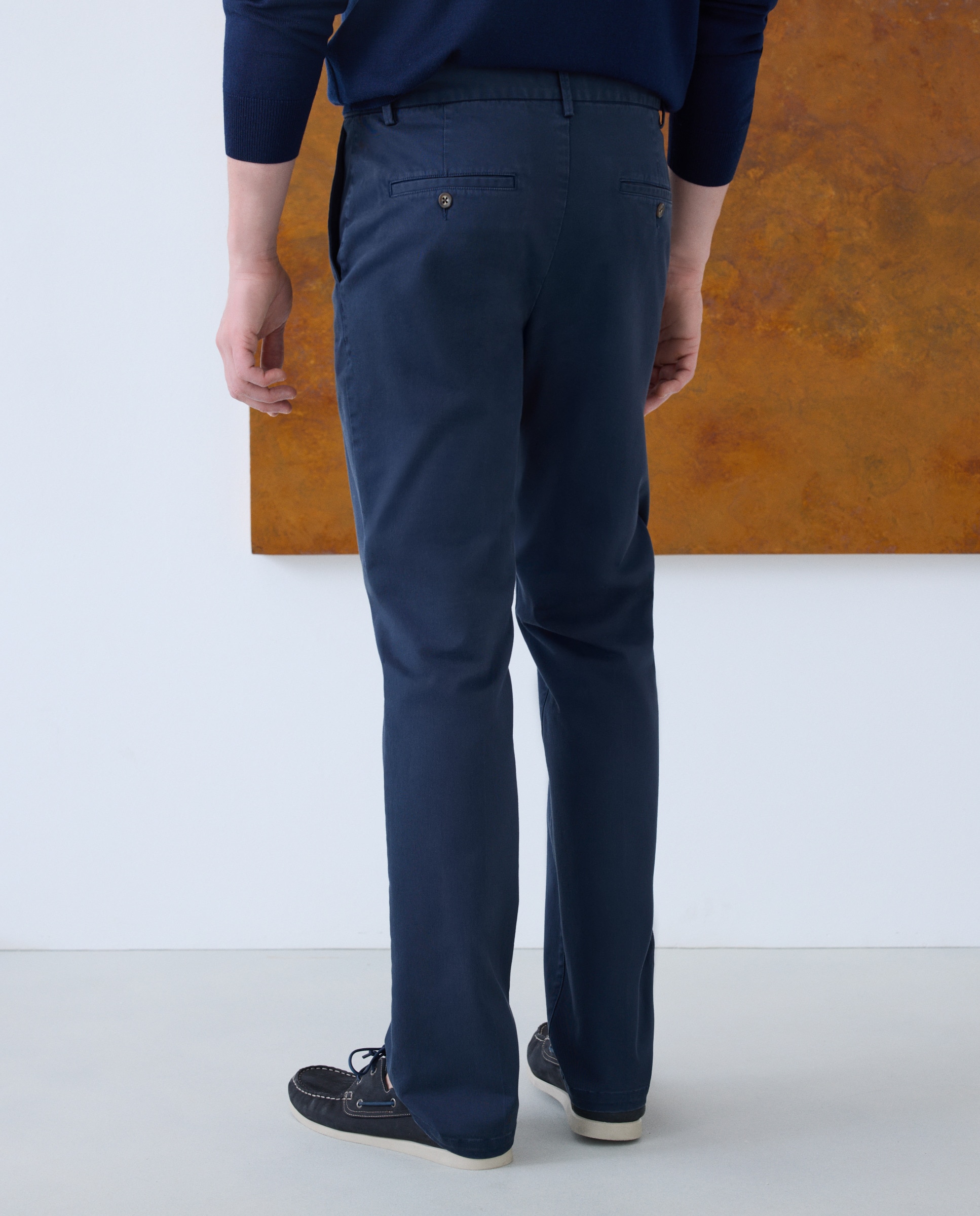 Calças Desportivas Regular Fit Azul-marinho-3