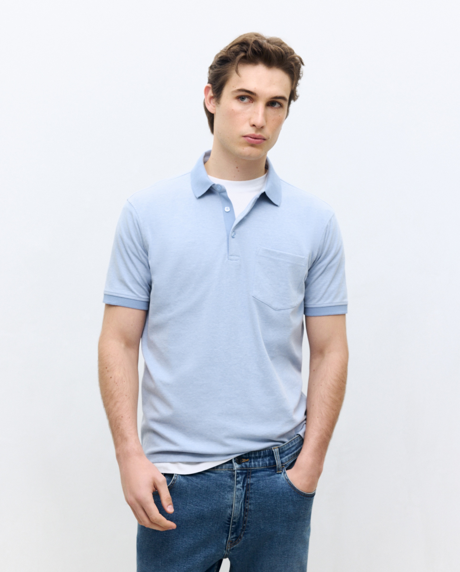 Imagem 0 de Polo Oxford de Manga Curta