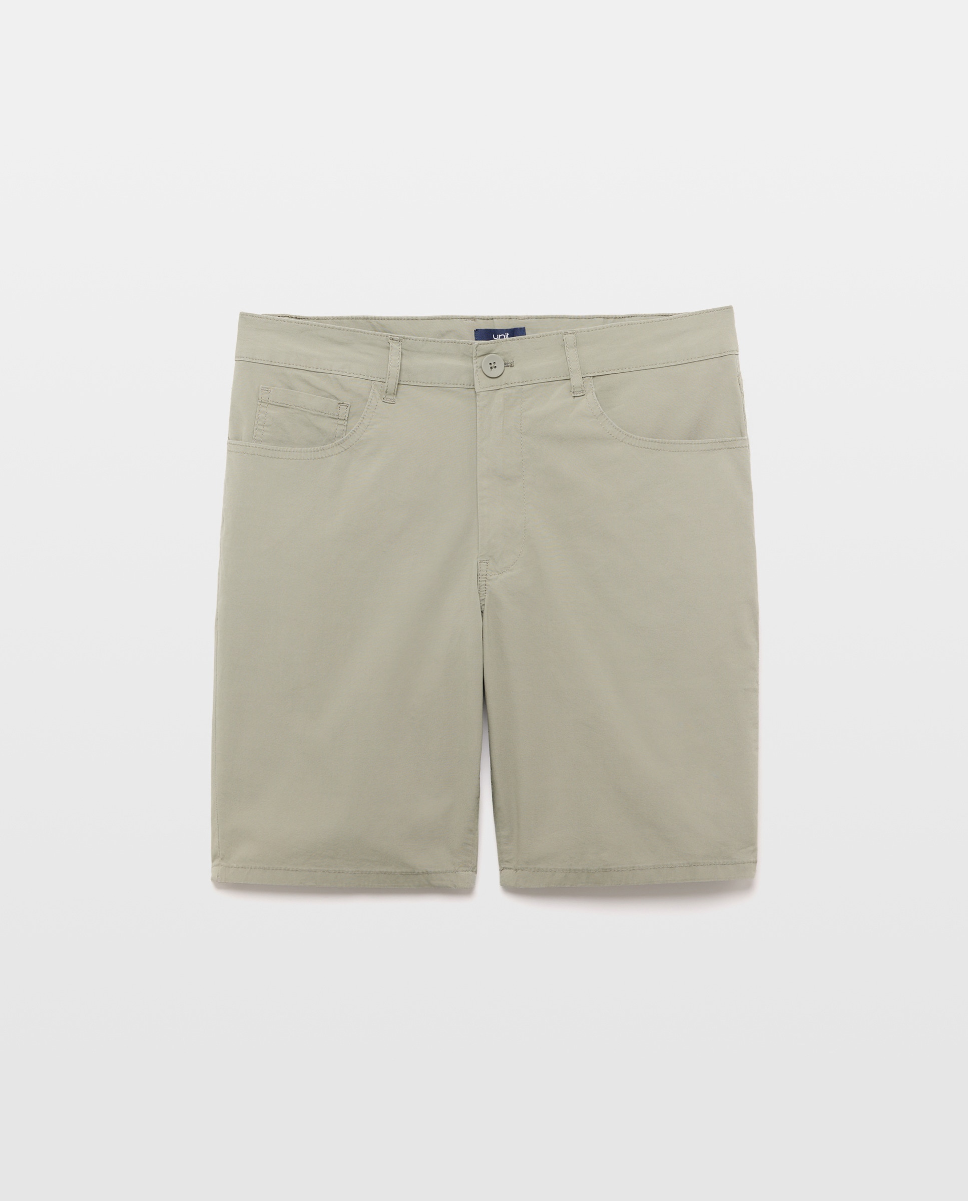 Bermuda hombre cinco bolsillos lavado regular fit 520 Kaki-4