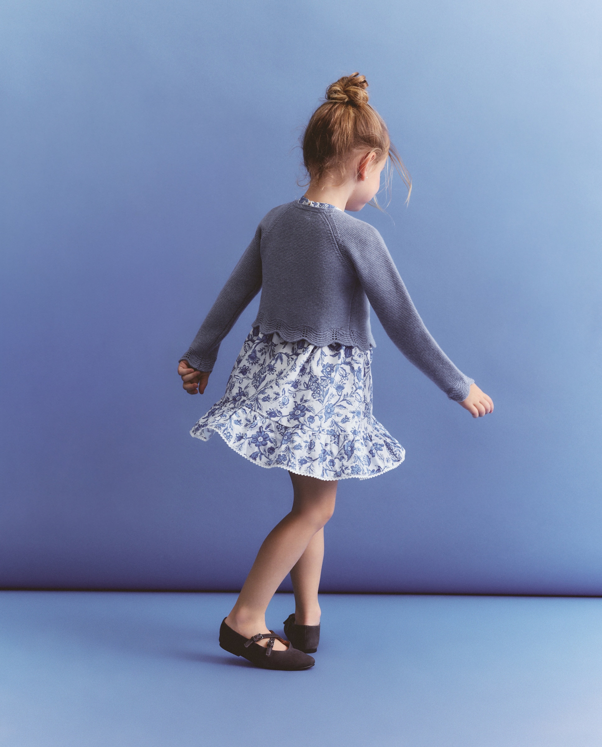 Casaco de Manga Raglã Link Básico 471 Índigo-3