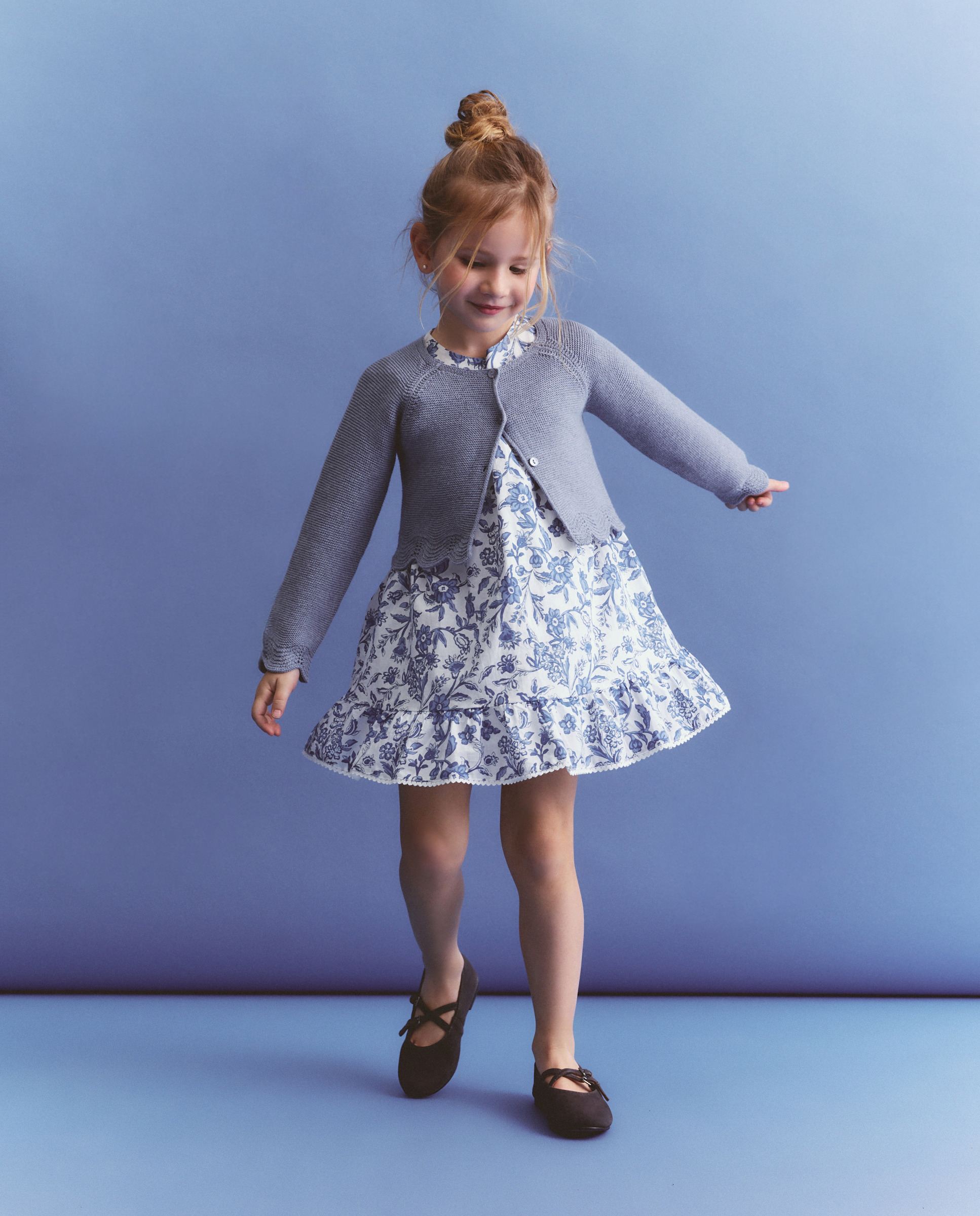 Casaco de Manga Raglã Link Básico 471 Índigo-2