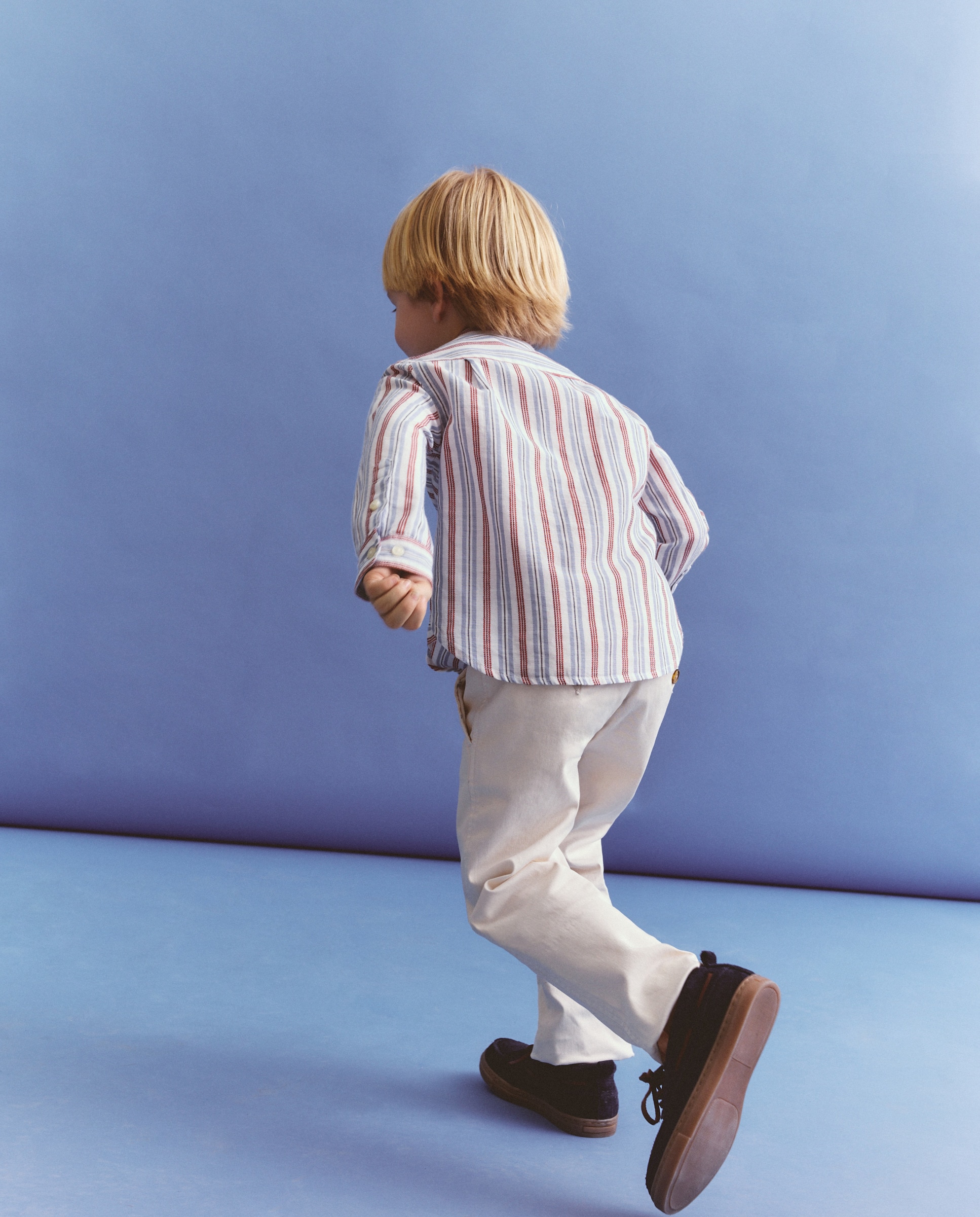 Camisa de Manga Comprida e Gola à Padre com Risca de Fantasia Coconut El Corte Inglés Vermelho-3