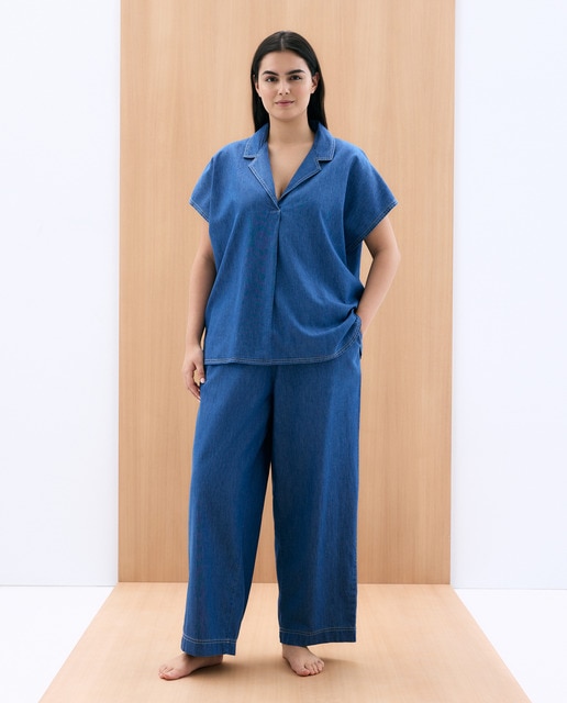 Imagem 0 de Calças de Pijama de Tencel