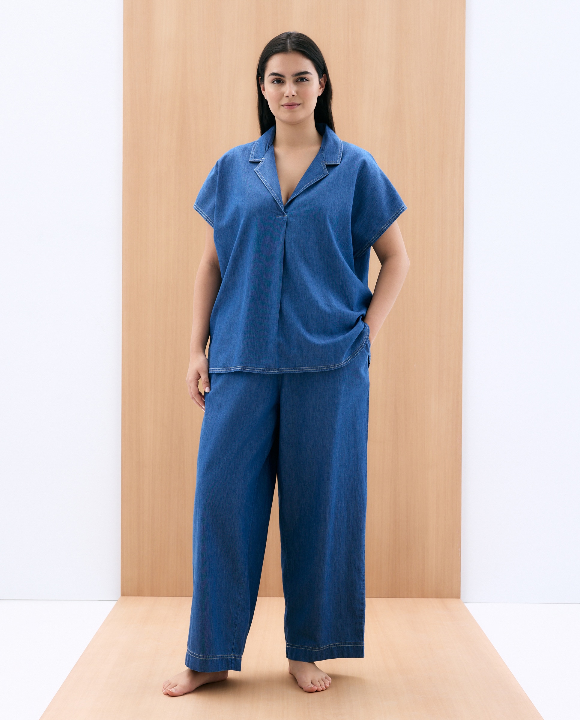 Imagem 0 de Calças de Pijama de Tencel