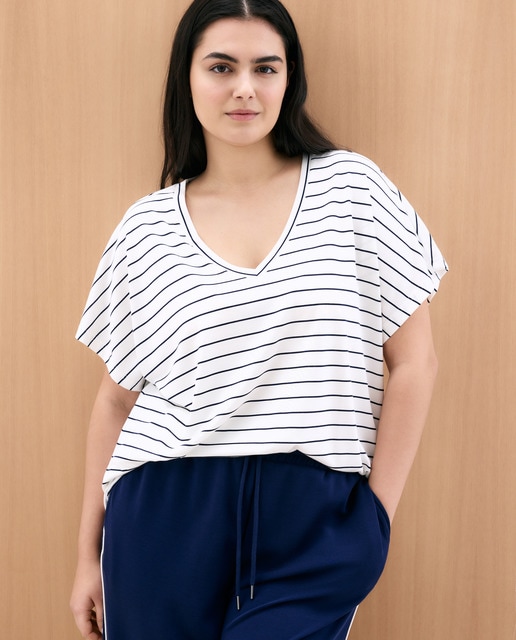 Imagem 0 de T-shirt de Manga Curta Marinheira