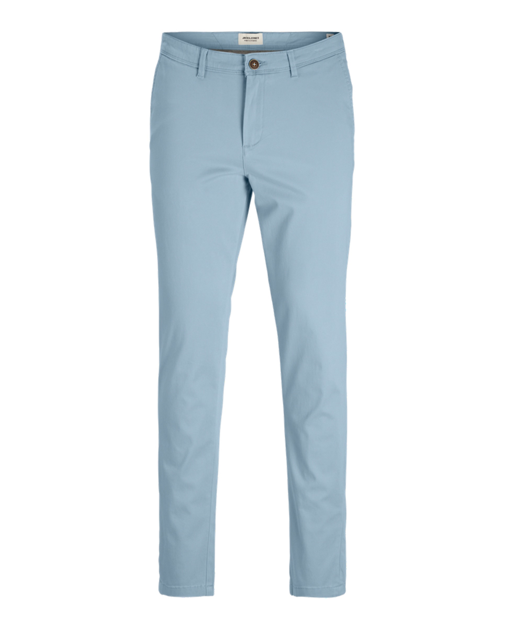 Calças chino de homem slim Azul-claro-7