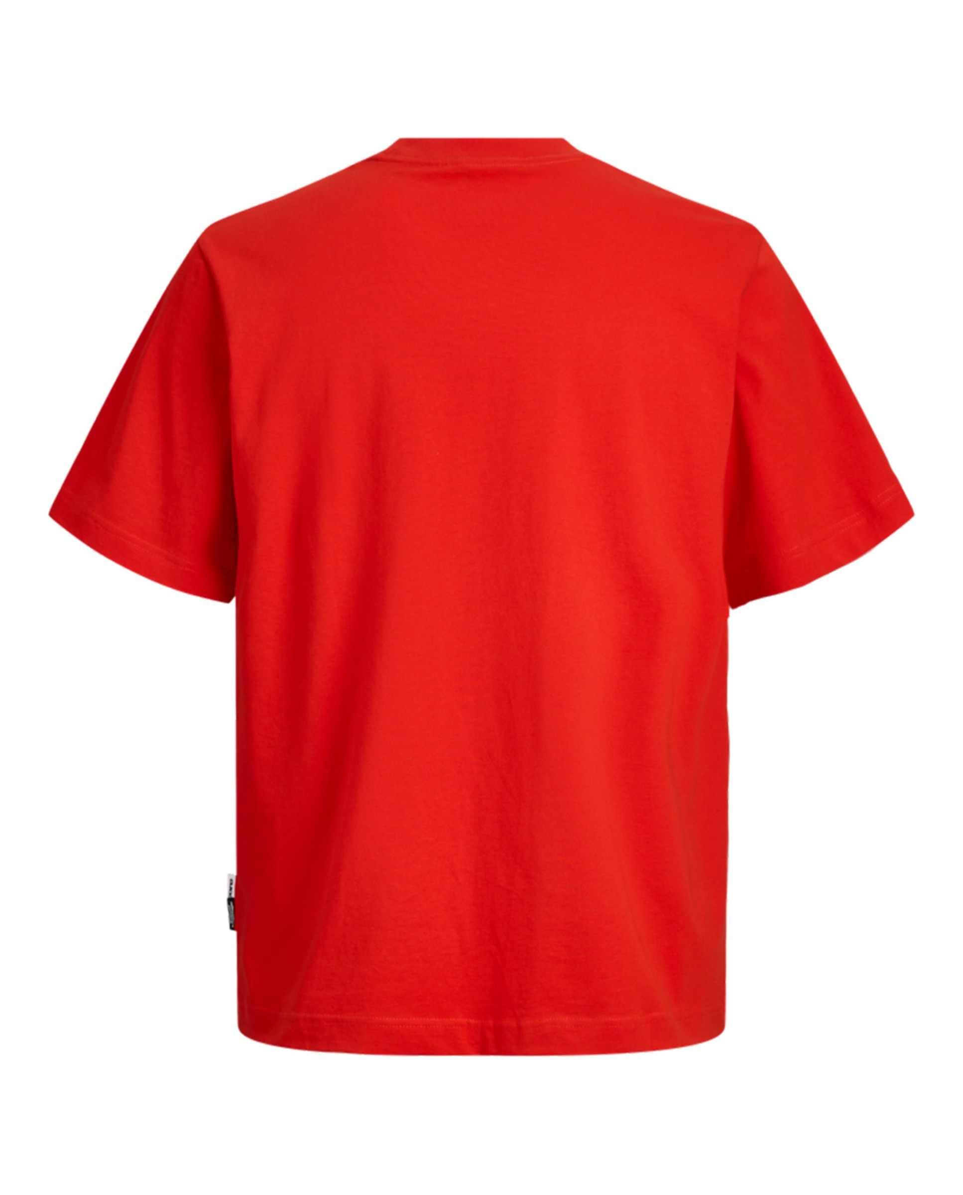 T-shirt de Manga Curta com Estampado à Frente Vermelho-7