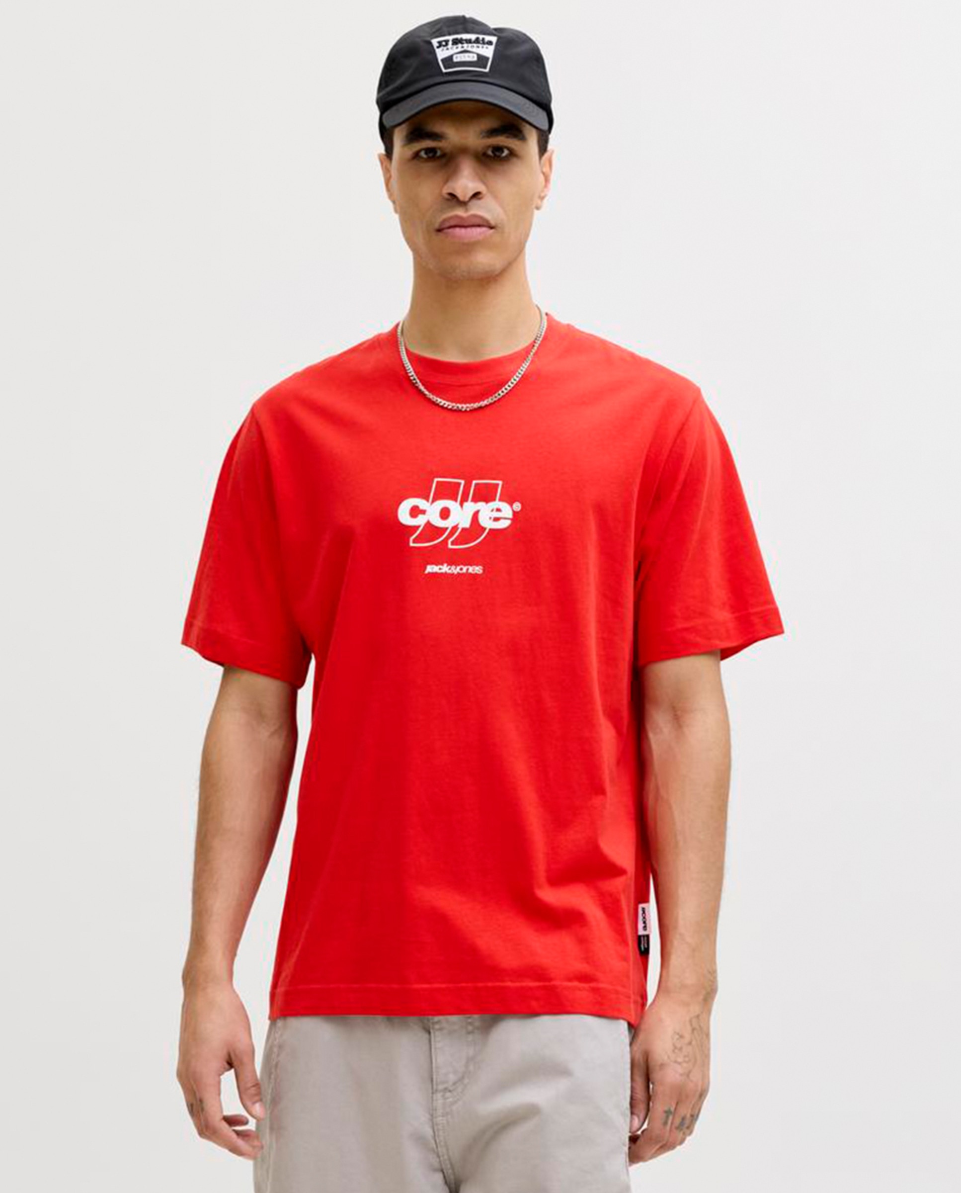 Imagem 0 de T-shirt de Manga Curta com Estampado à Frente