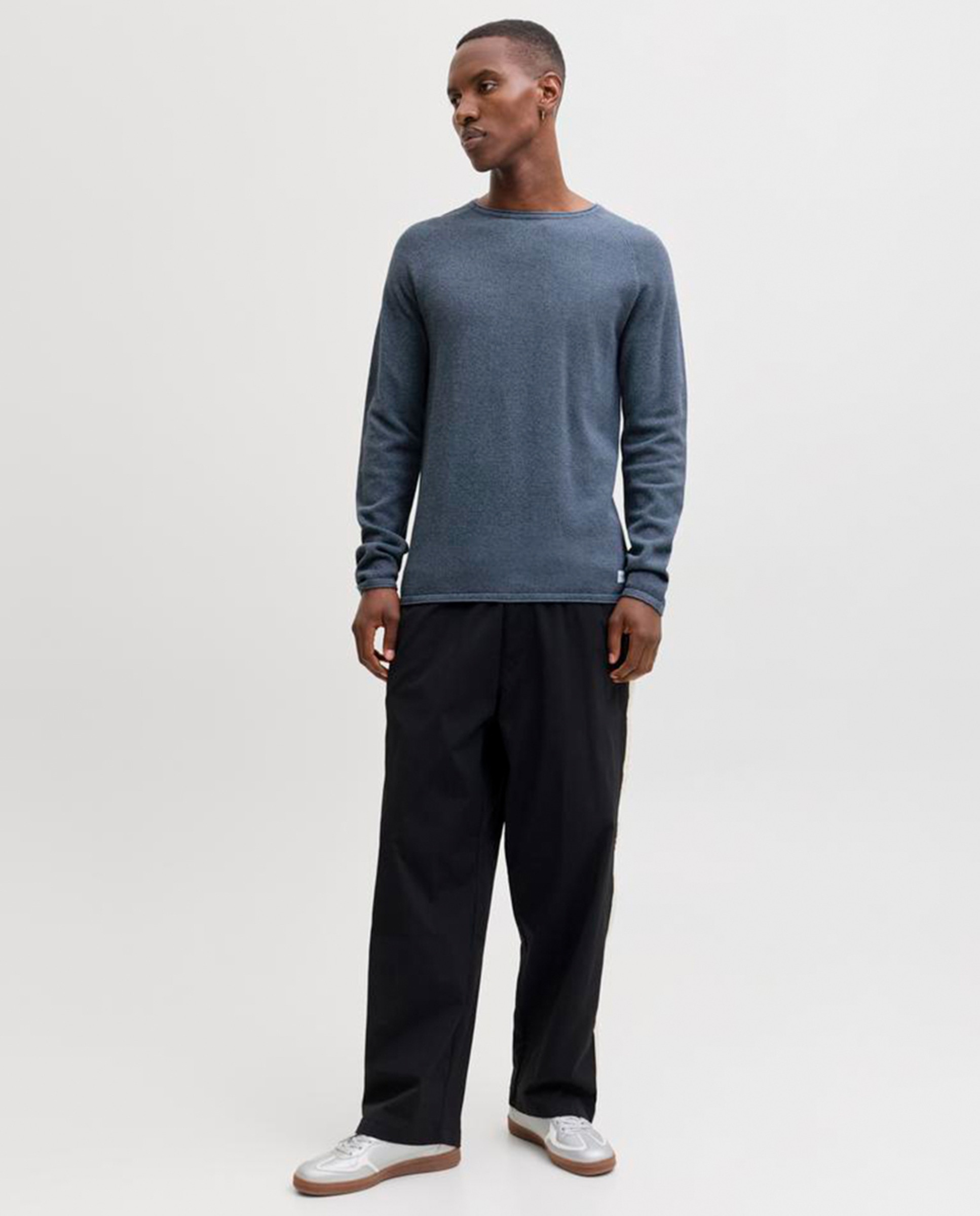 Camisola de homem Azul-7