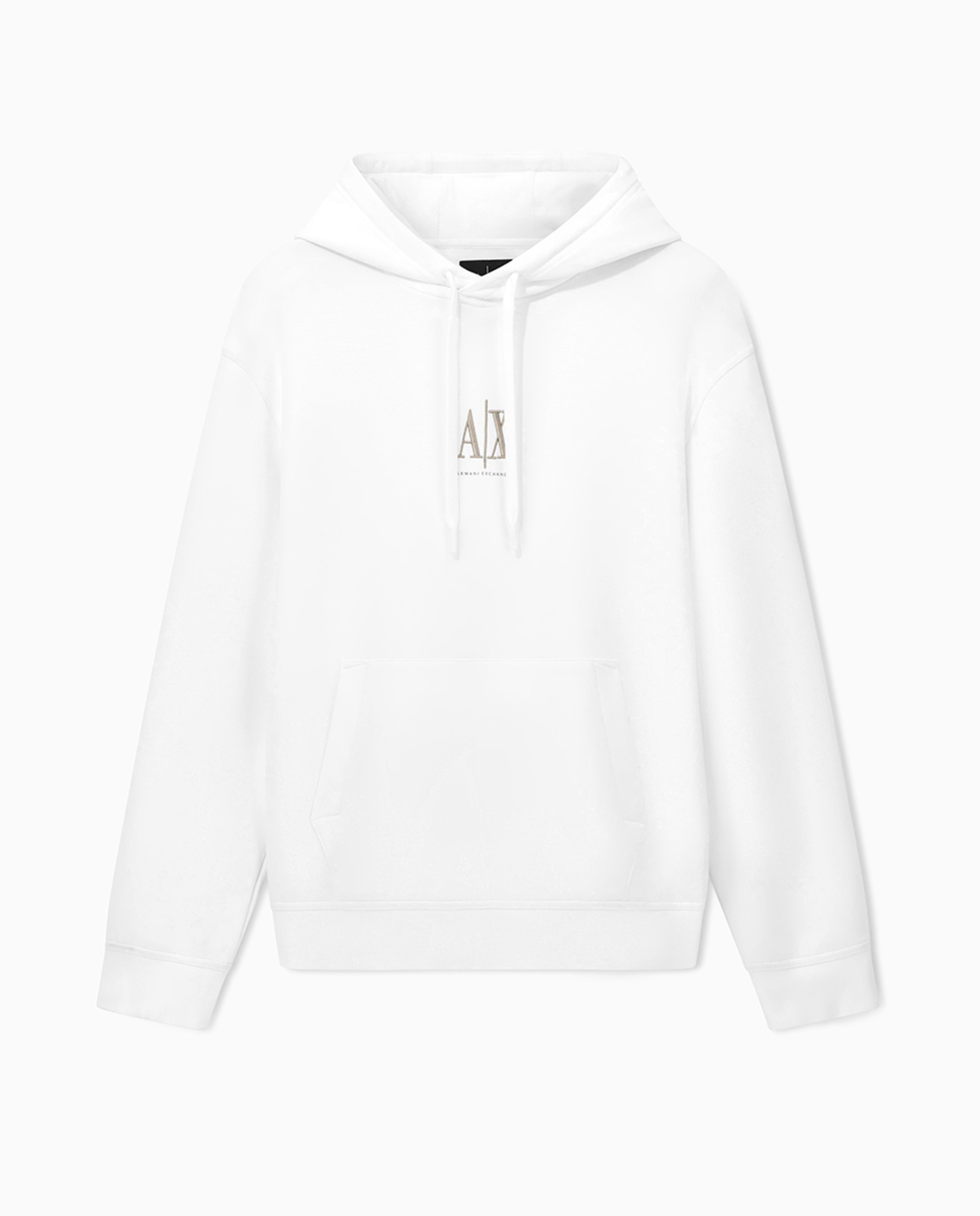 Sweatshirt com Logótipo em Contraste e Capuz Icon Project Branco-4