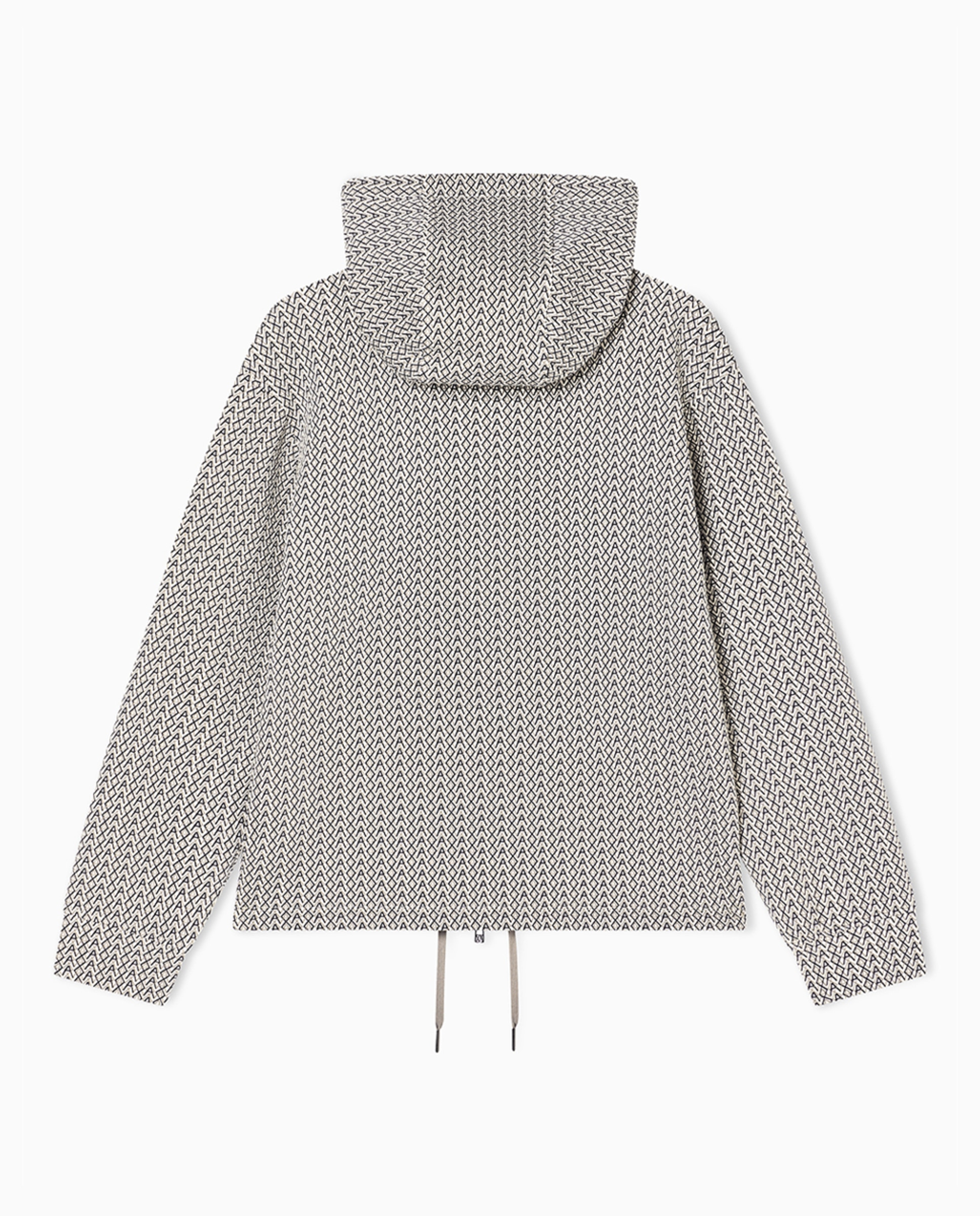 Sweatshirt com Capuz e Estampado Creme-3