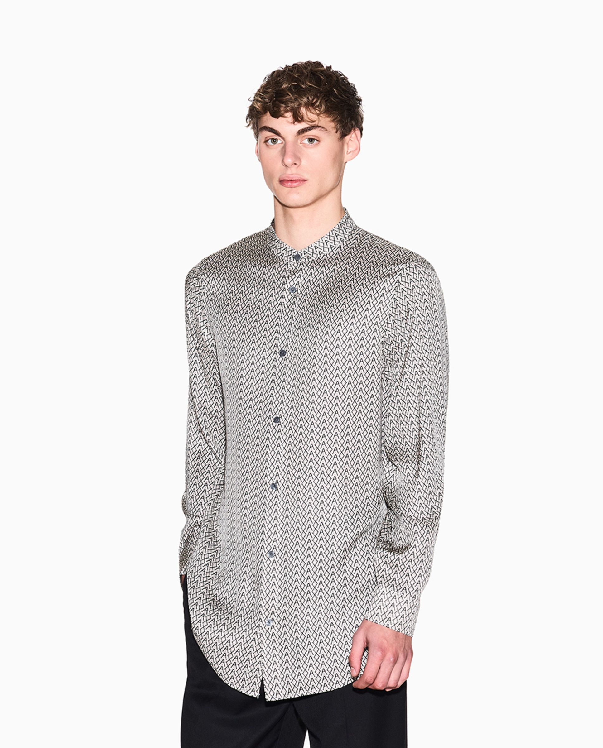 Imagem 0 de Camisa de Manga Comprida com Estampado