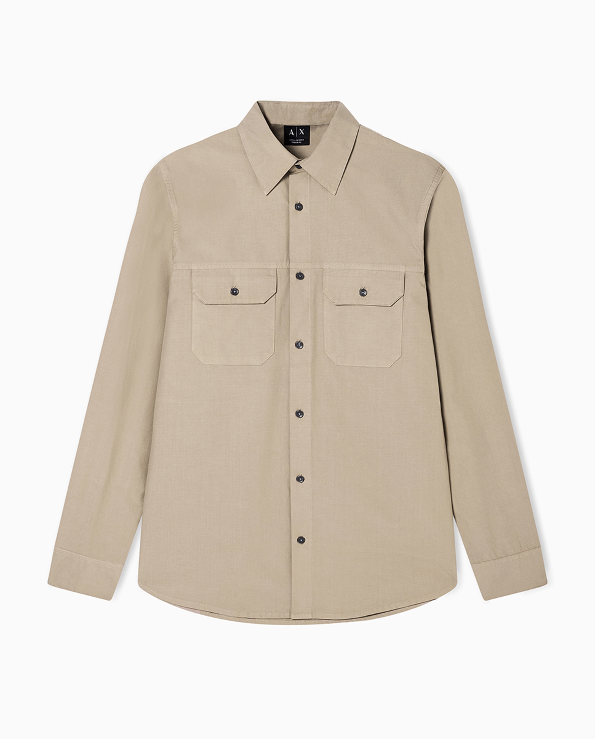 Imagem 0 de Camisa de Manga Comprida com Bolsos à Frente