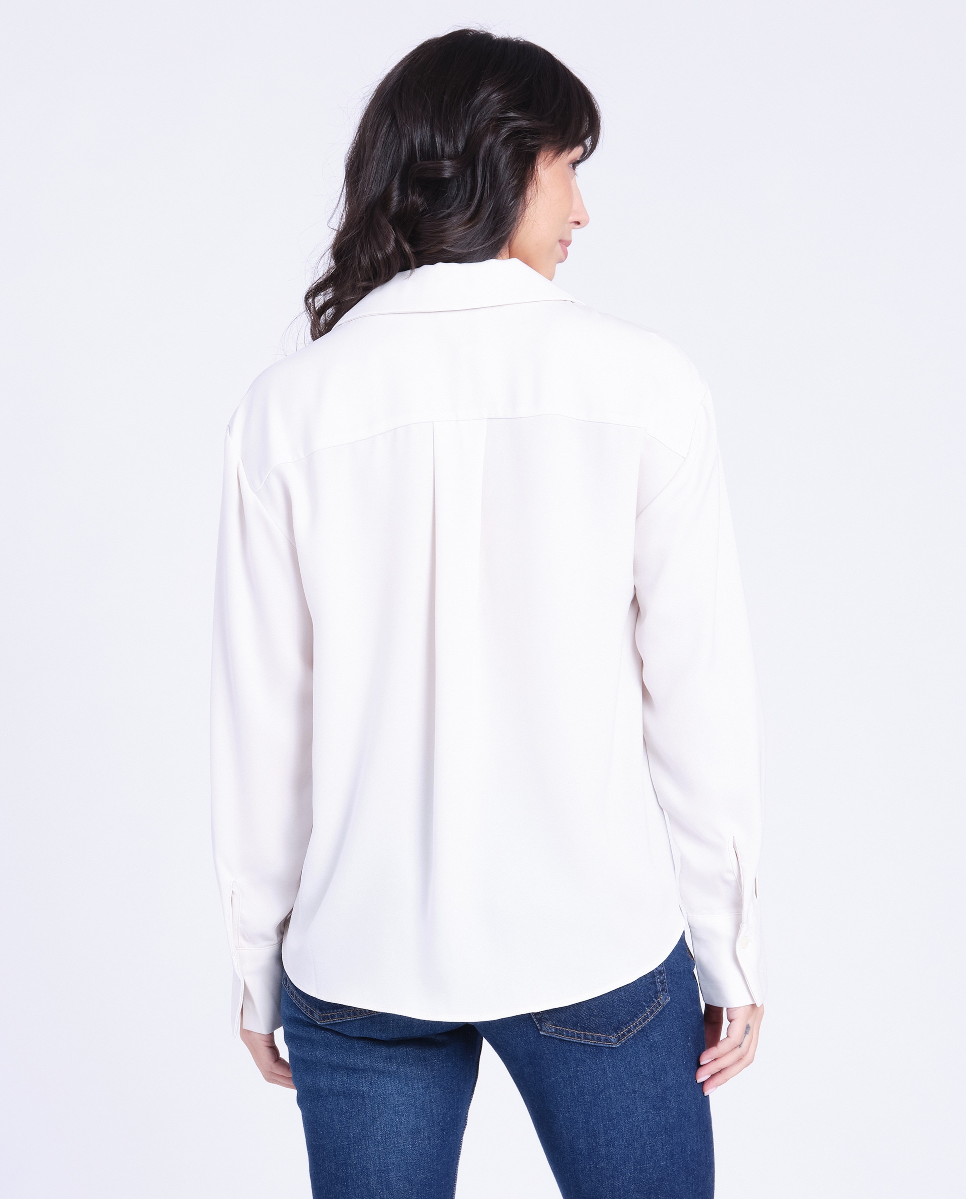 Blusa de Crepe Branco-2
