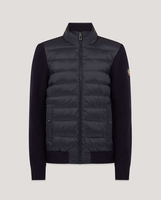 Imagem 0 de Cardigan Acolchoado com Tecidos Combinados