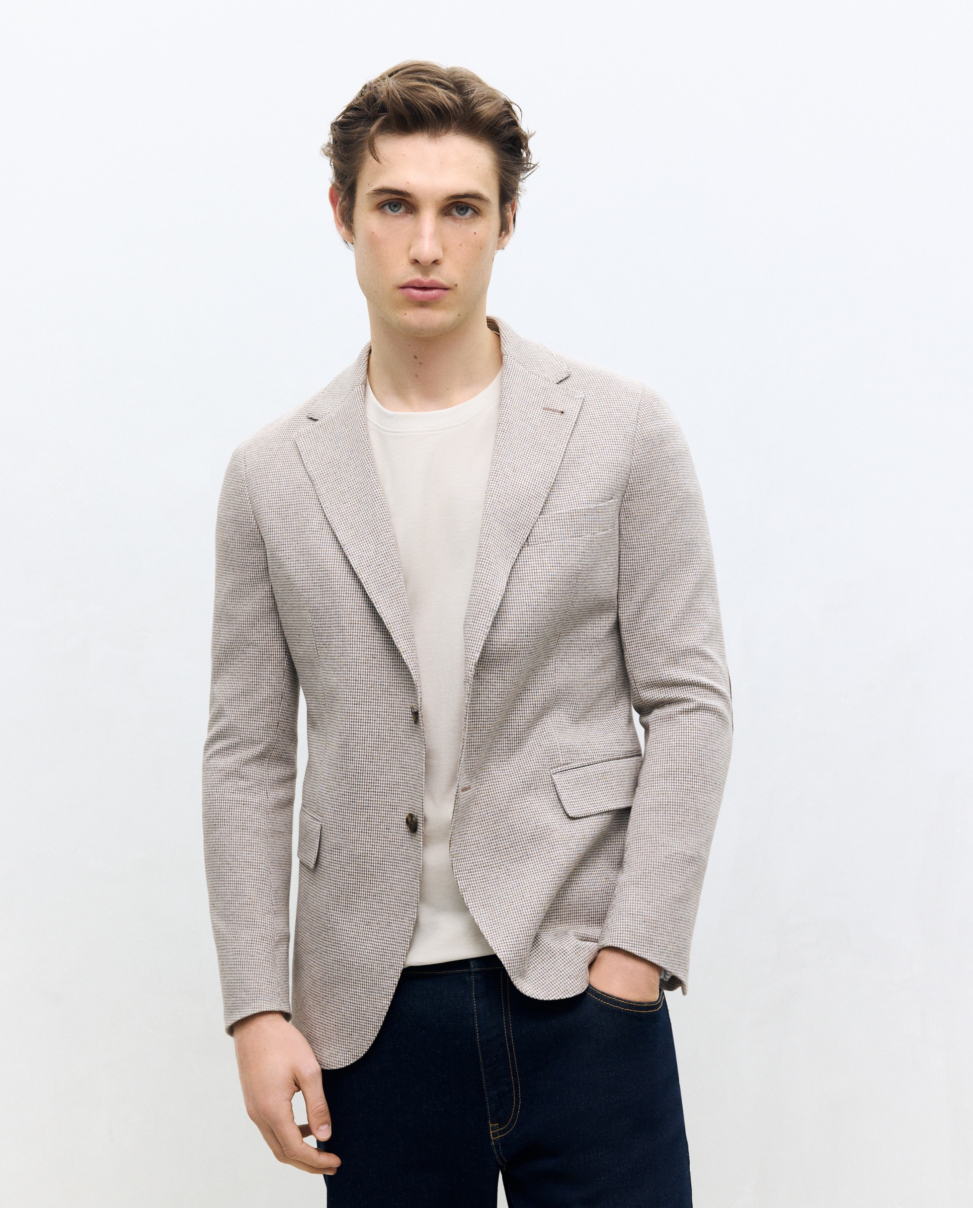 Imagem 0 de Casaco de Malha com Pied-de-Poule