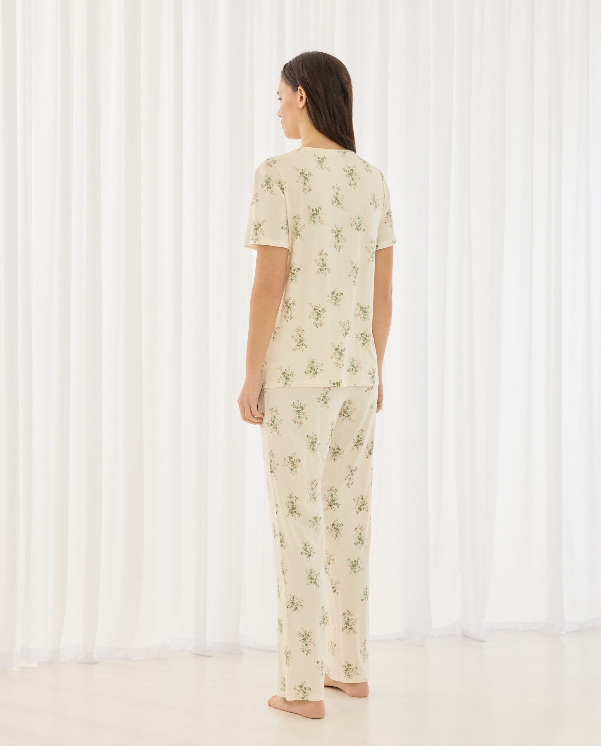 Pijama com Estampado de Fantasia Branco-2