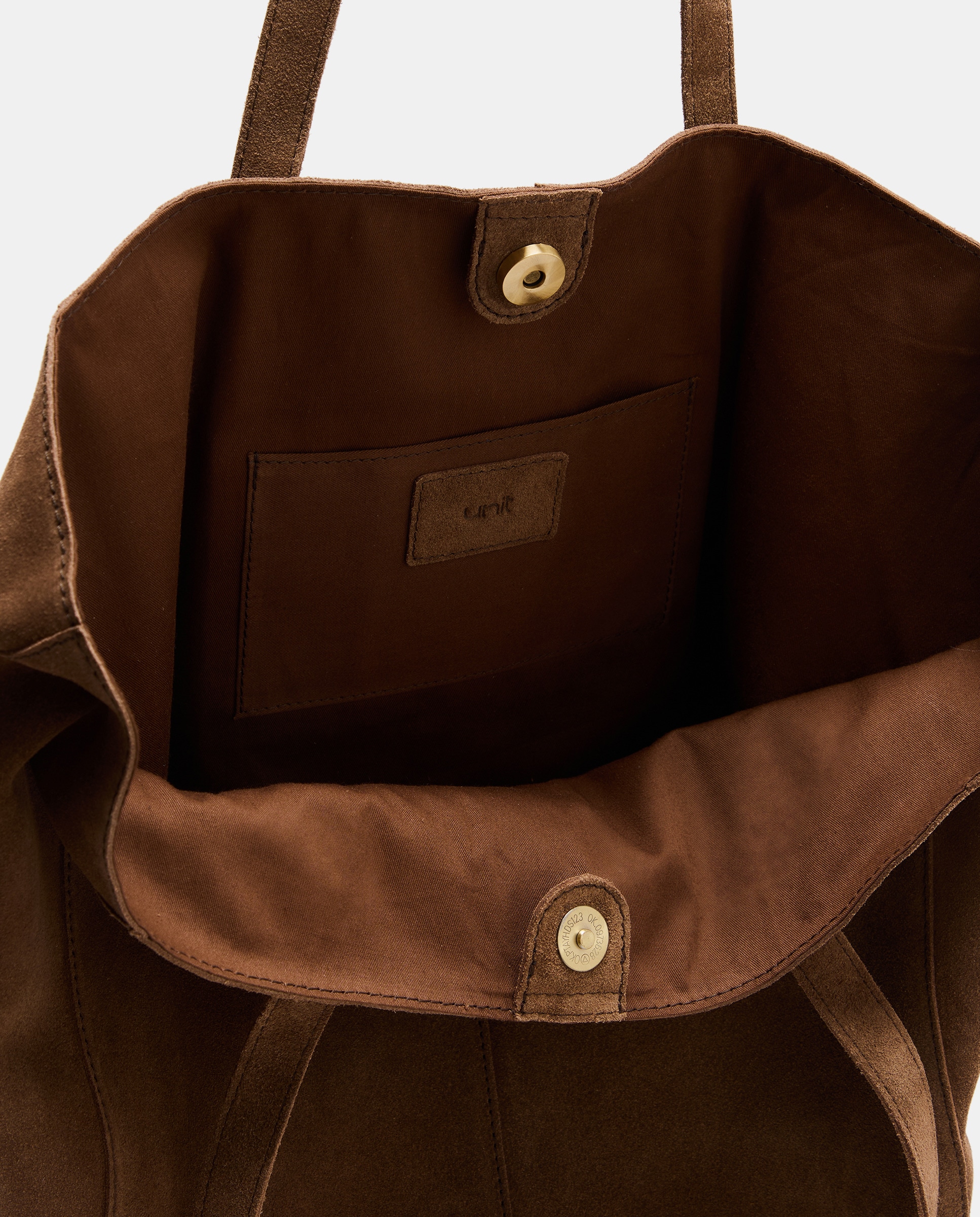 Bolso mujer shopper piel Marrón-3