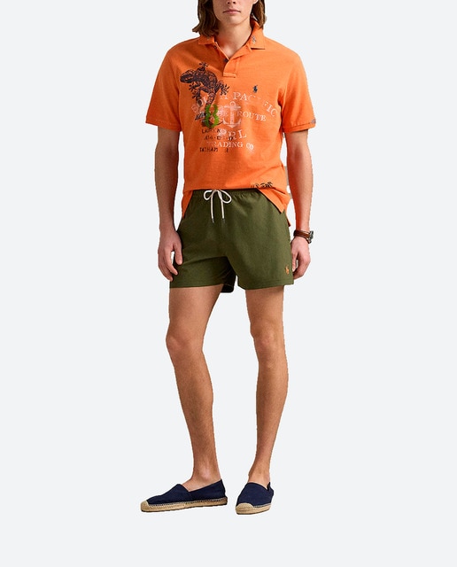Imagen 0 de Bañador bermuda de hombre Slim fit con cintura elástica
