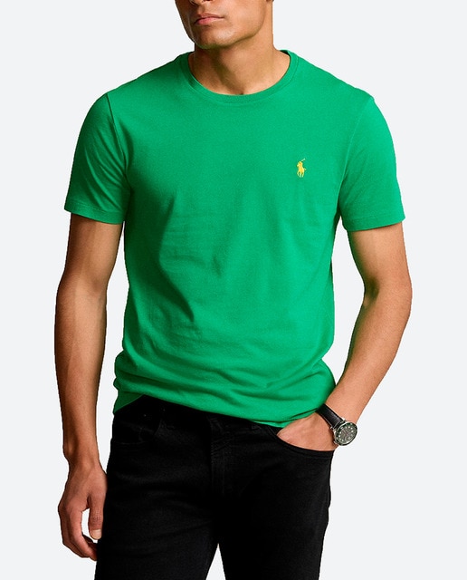 Imagen 0 de Camiseta de hombre de algodón con logo bordado