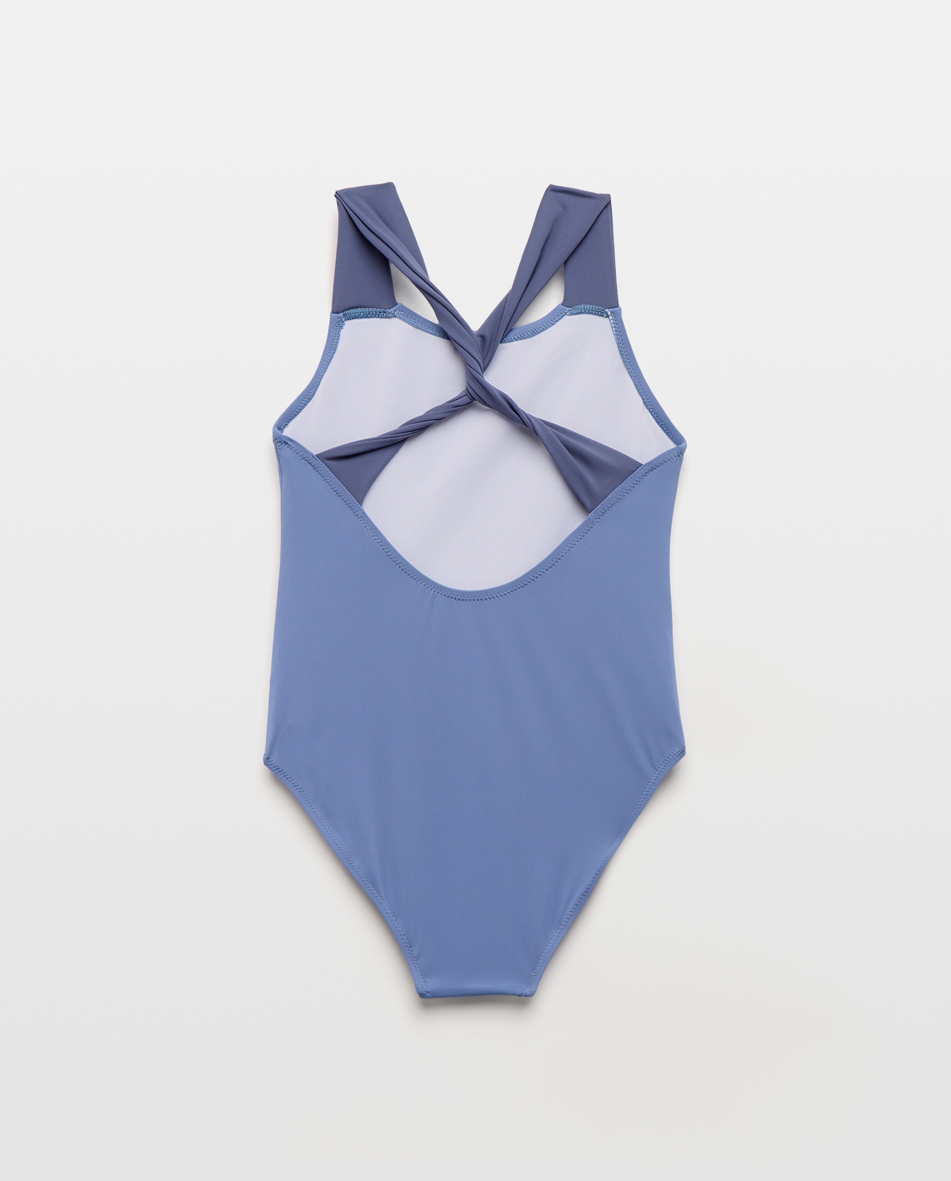 Bañador niña liso blue 471 Índigo-2