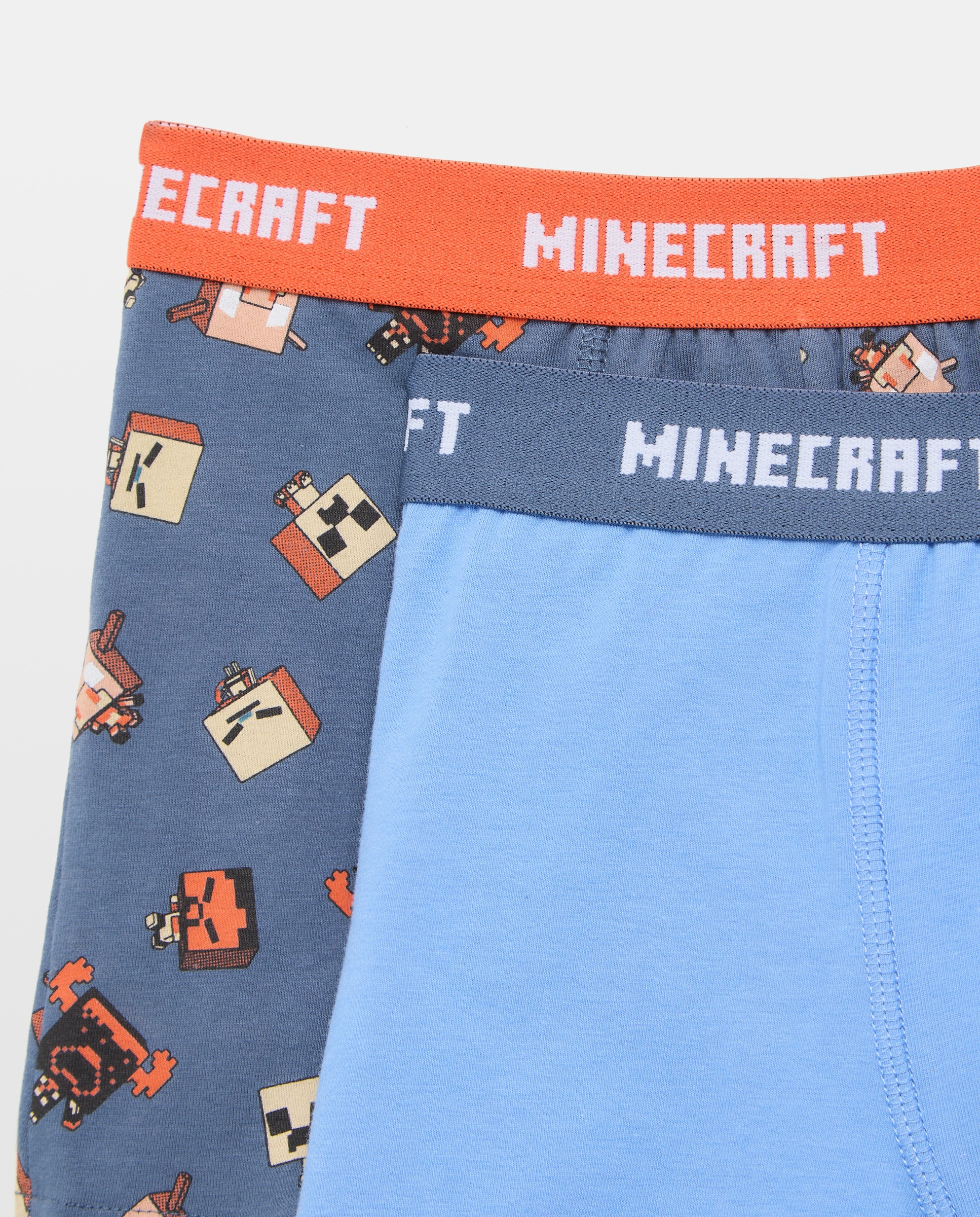 Pack de 2 Boxers Minecraft Azul-marinho-3