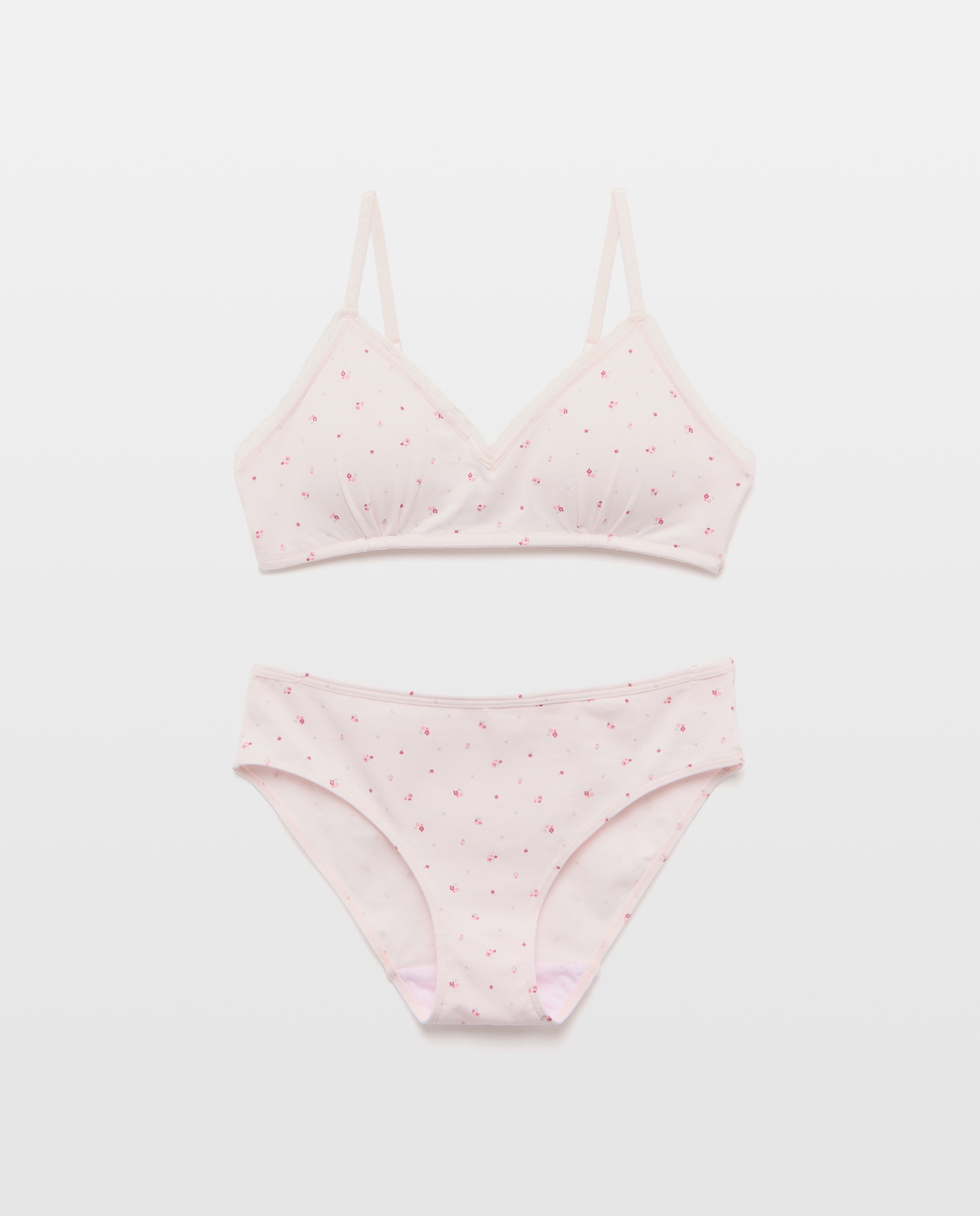 Imagem 0 de Conjunto de Top e Cueca com Estampado Floral