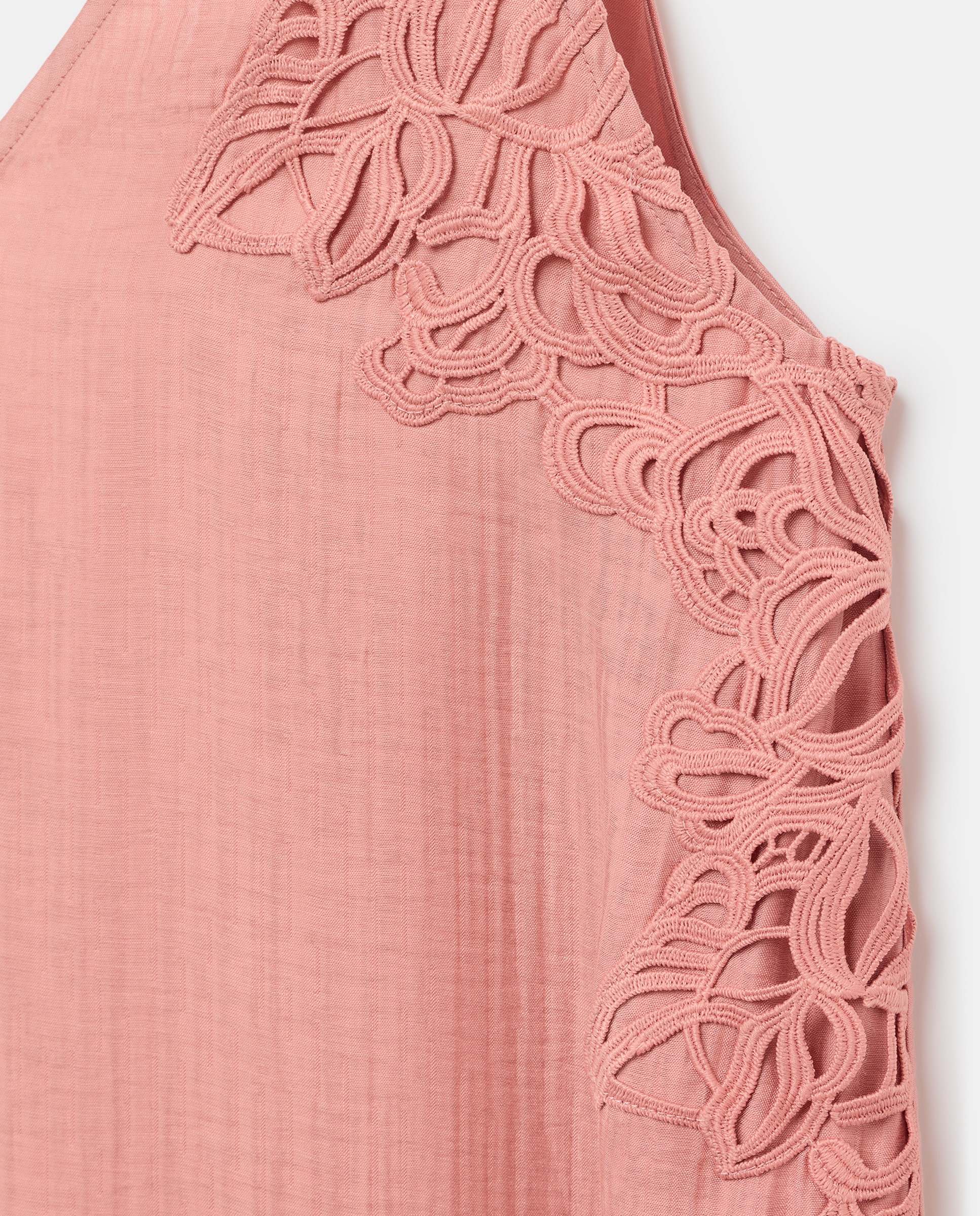 Vestido Comprido com Decote Halter Laranja-5