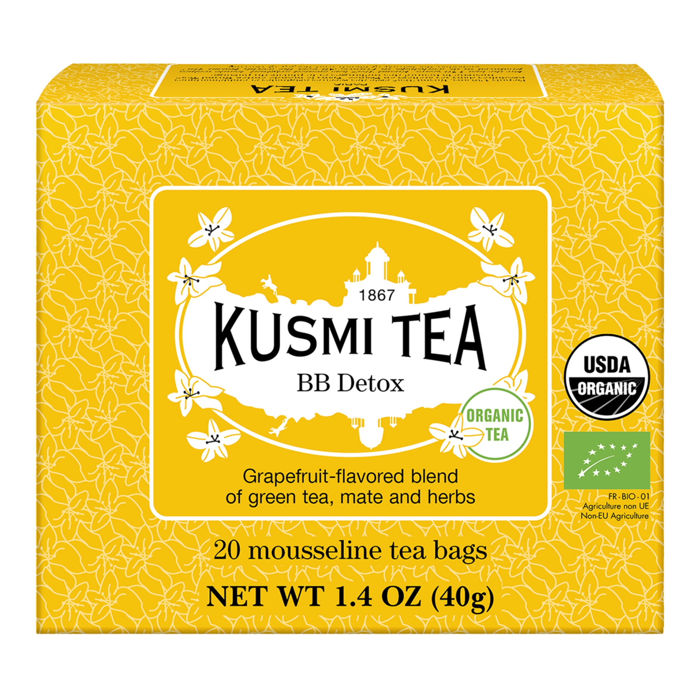 Té verde BBDetox Kusmi Tea 20 bolsitas 1