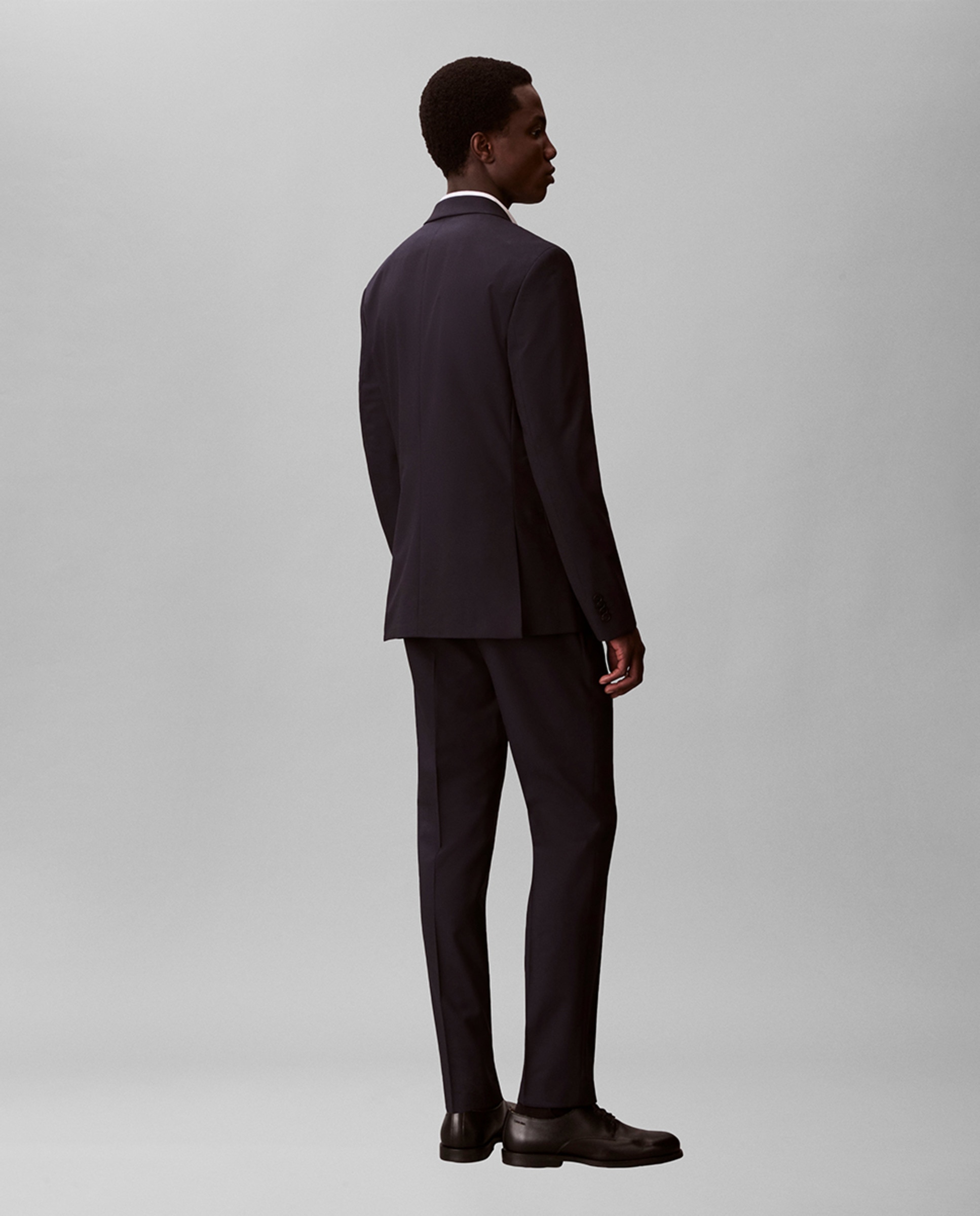 Blazer de Fato Slim Fit Azul-marinho-2