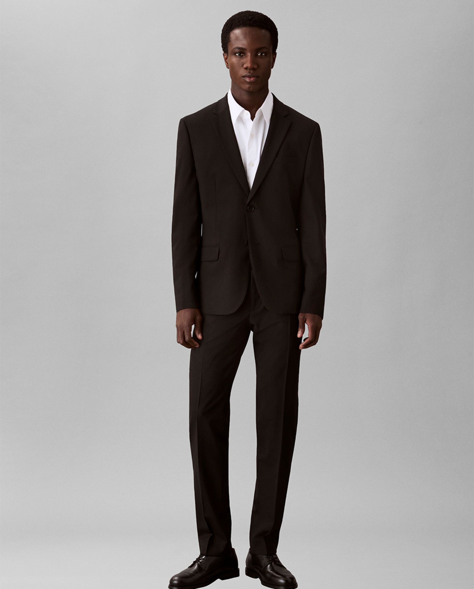Blazer de Fato Slim Fit Preto-8