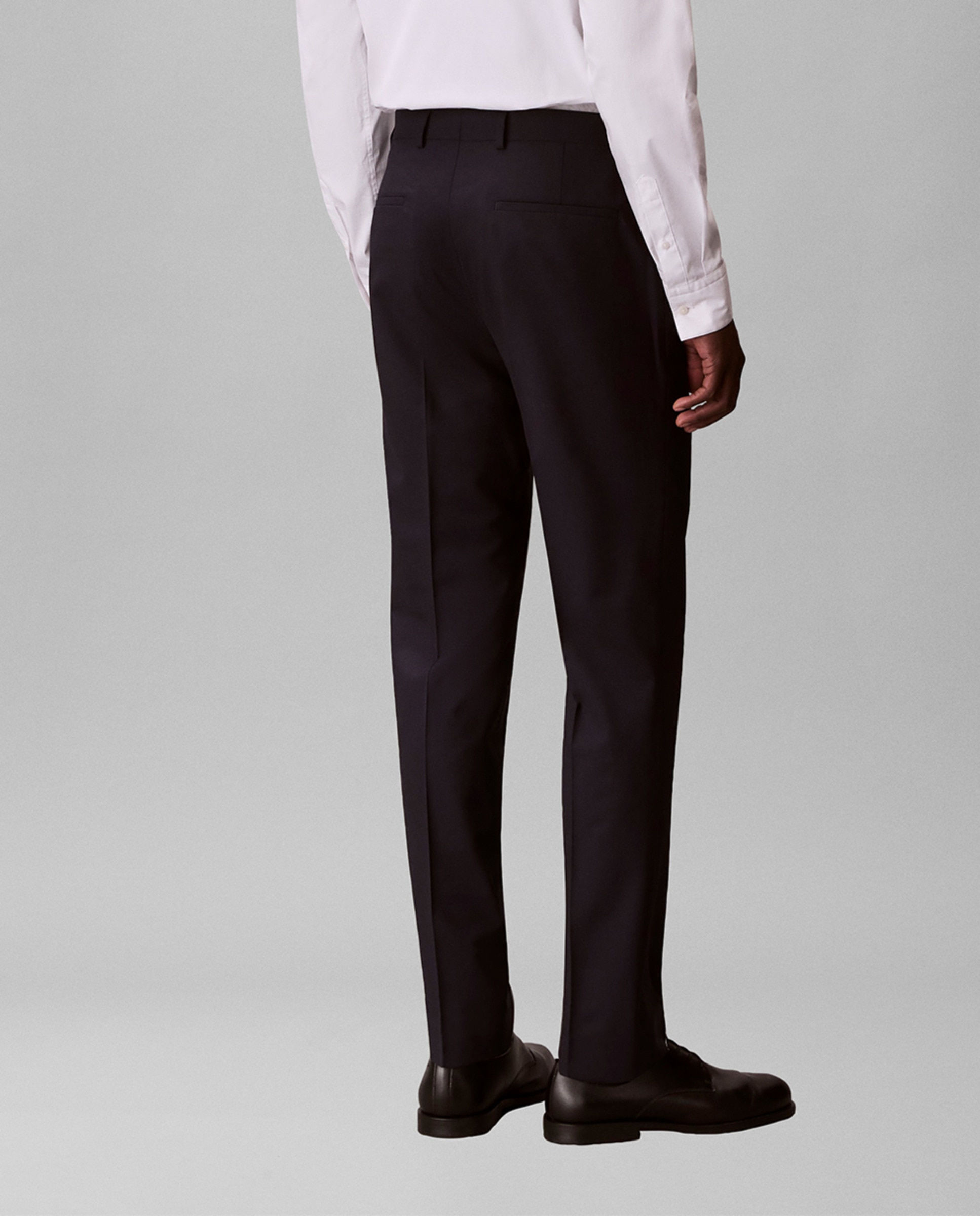 Calças de Fato Slim Fit Azul-marinho-3