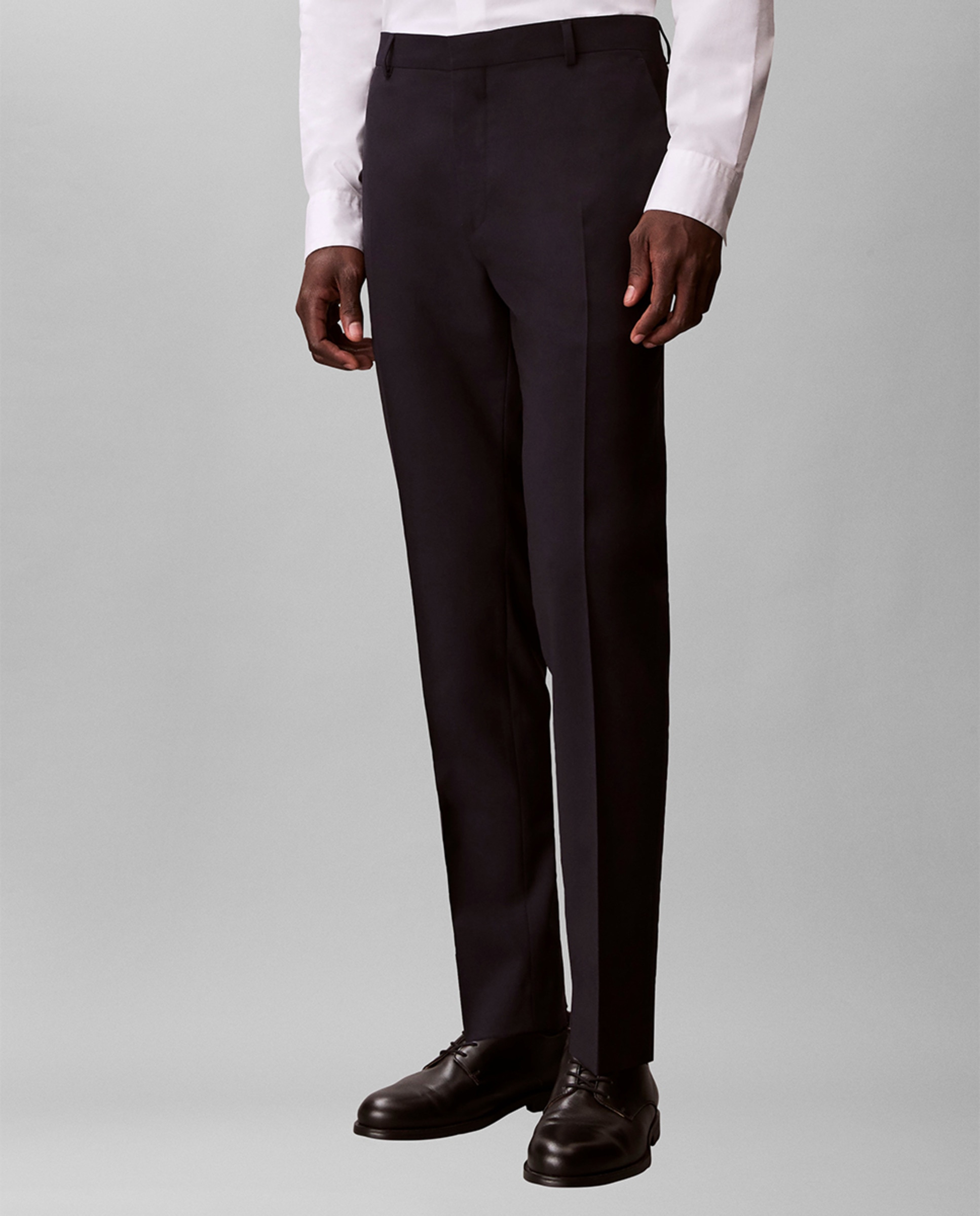 Calças de Fato Slim Fit Azul-marinho-2