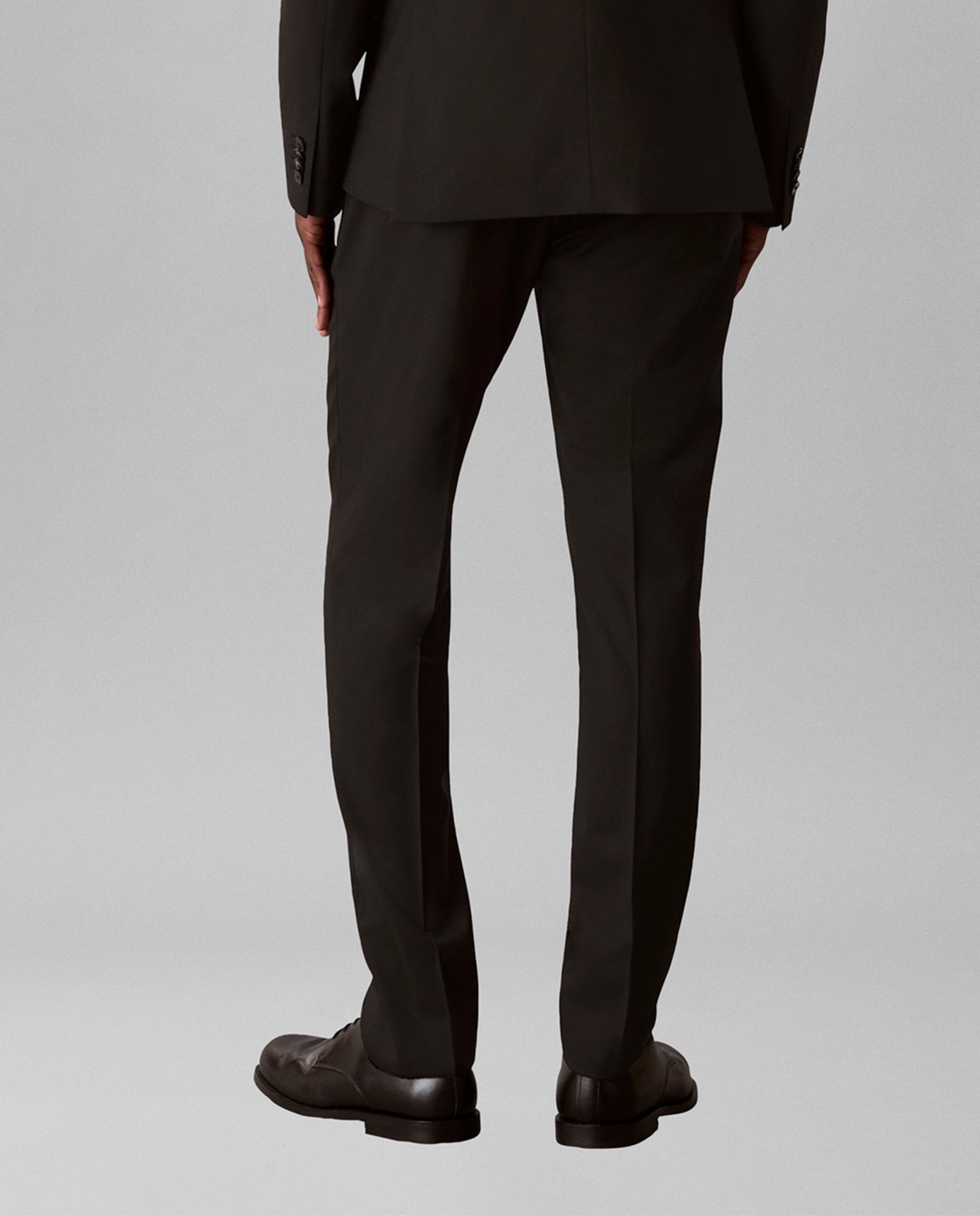 Calças de Fato Slim Fit Preto-3