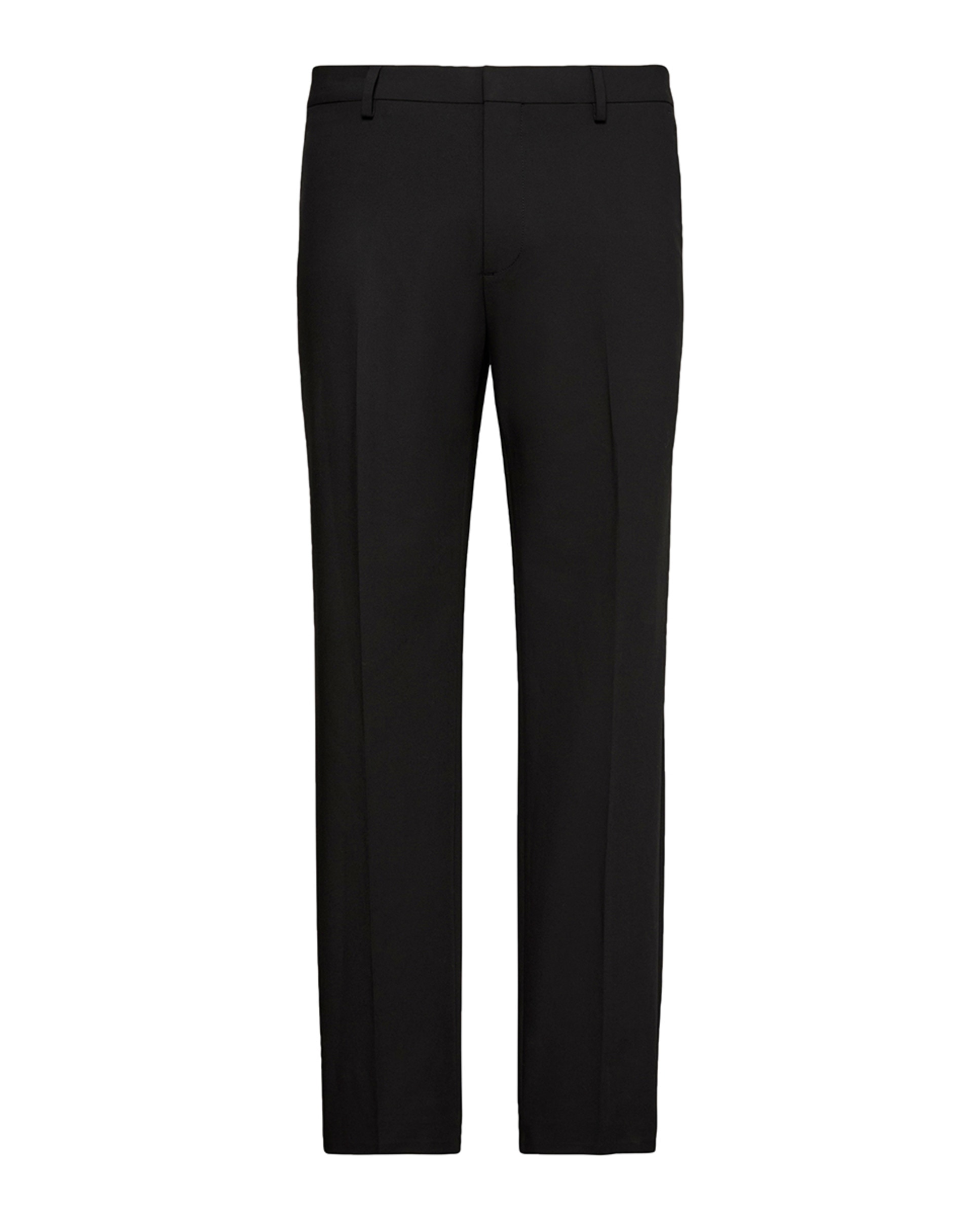 Calças de Fato Slim Fit Preto-6