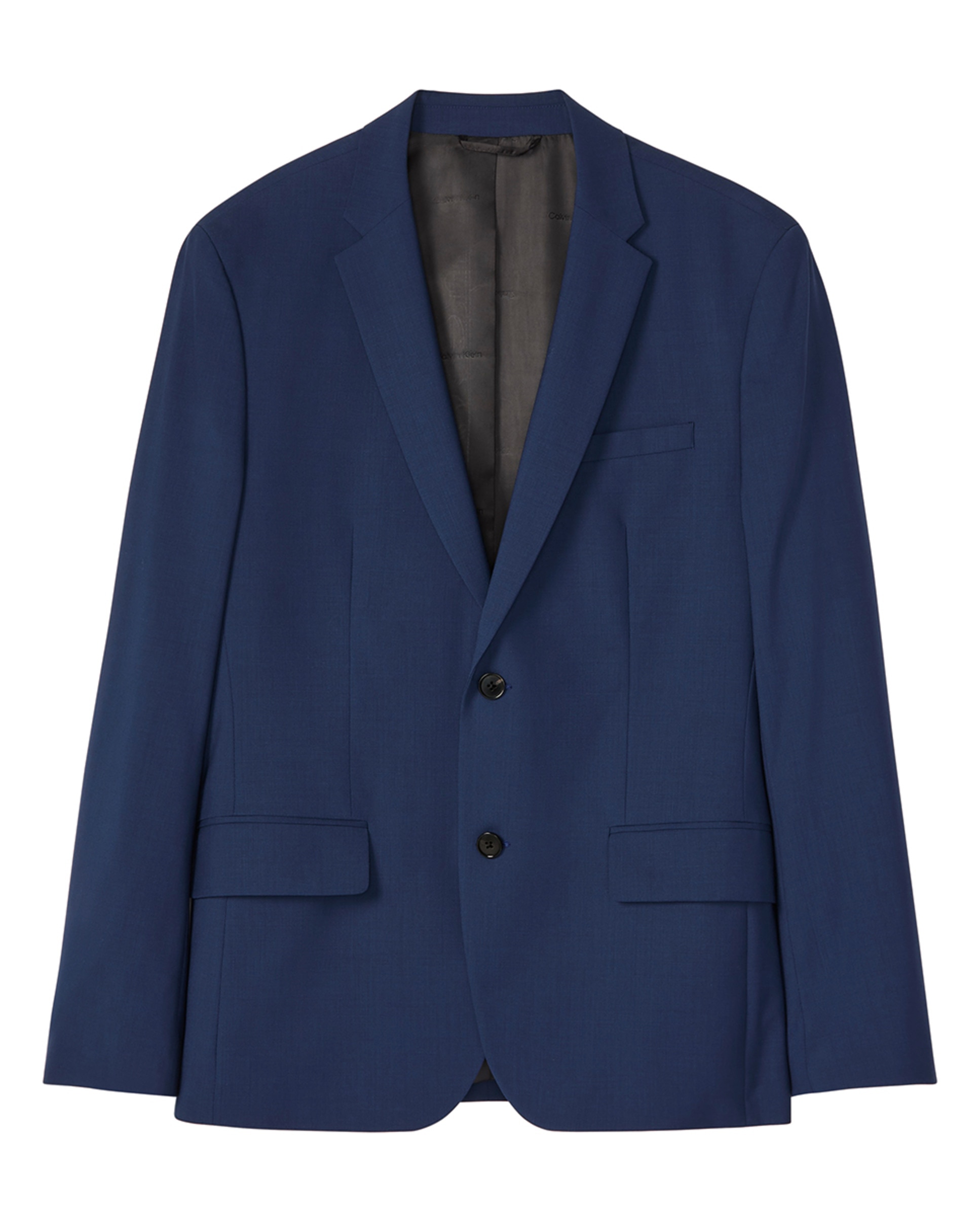 Blazer de Fato Classic Fit Azul-4