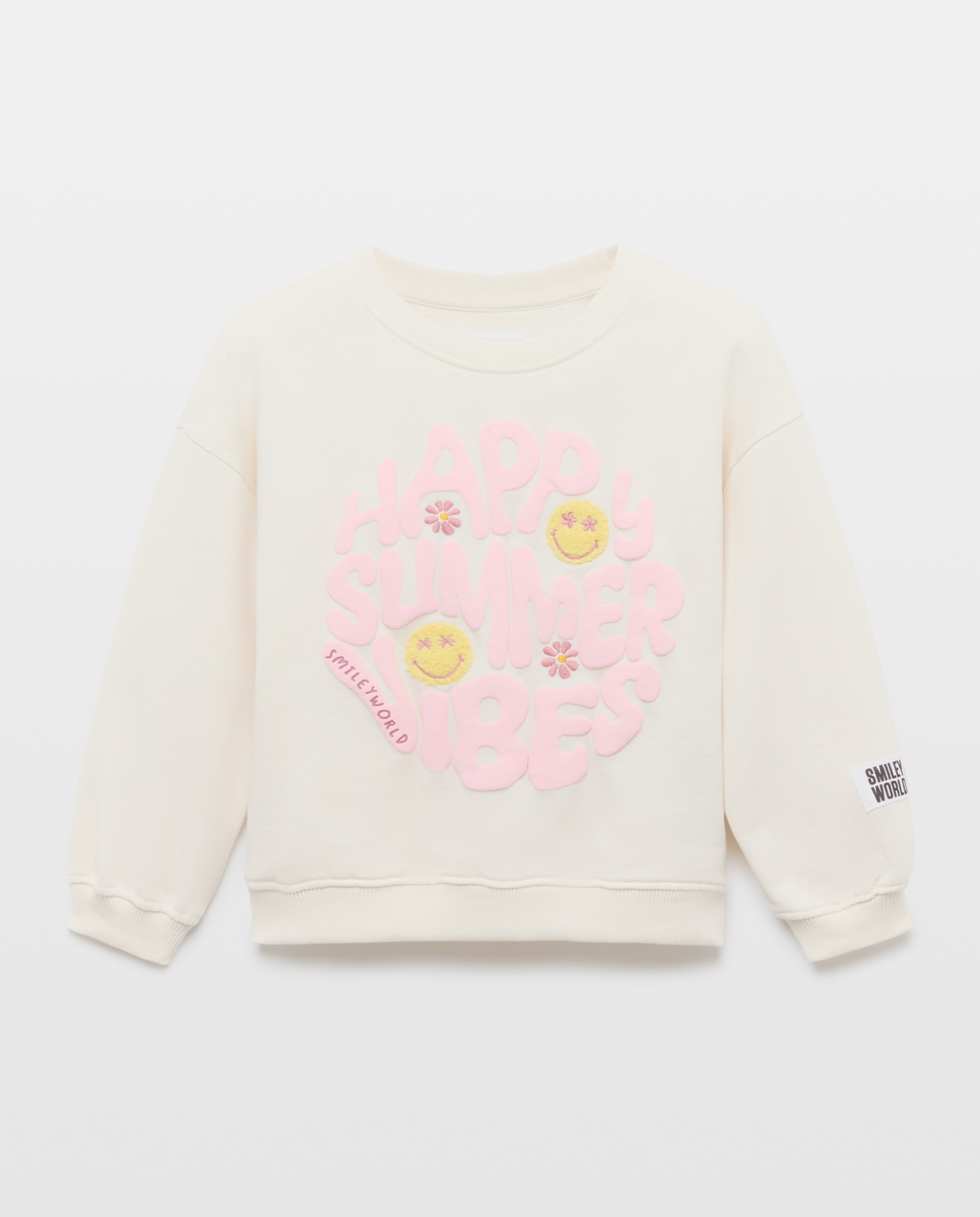 Sweatshirt com Estampado Posicional Kids El Corte Inglés Branco-4