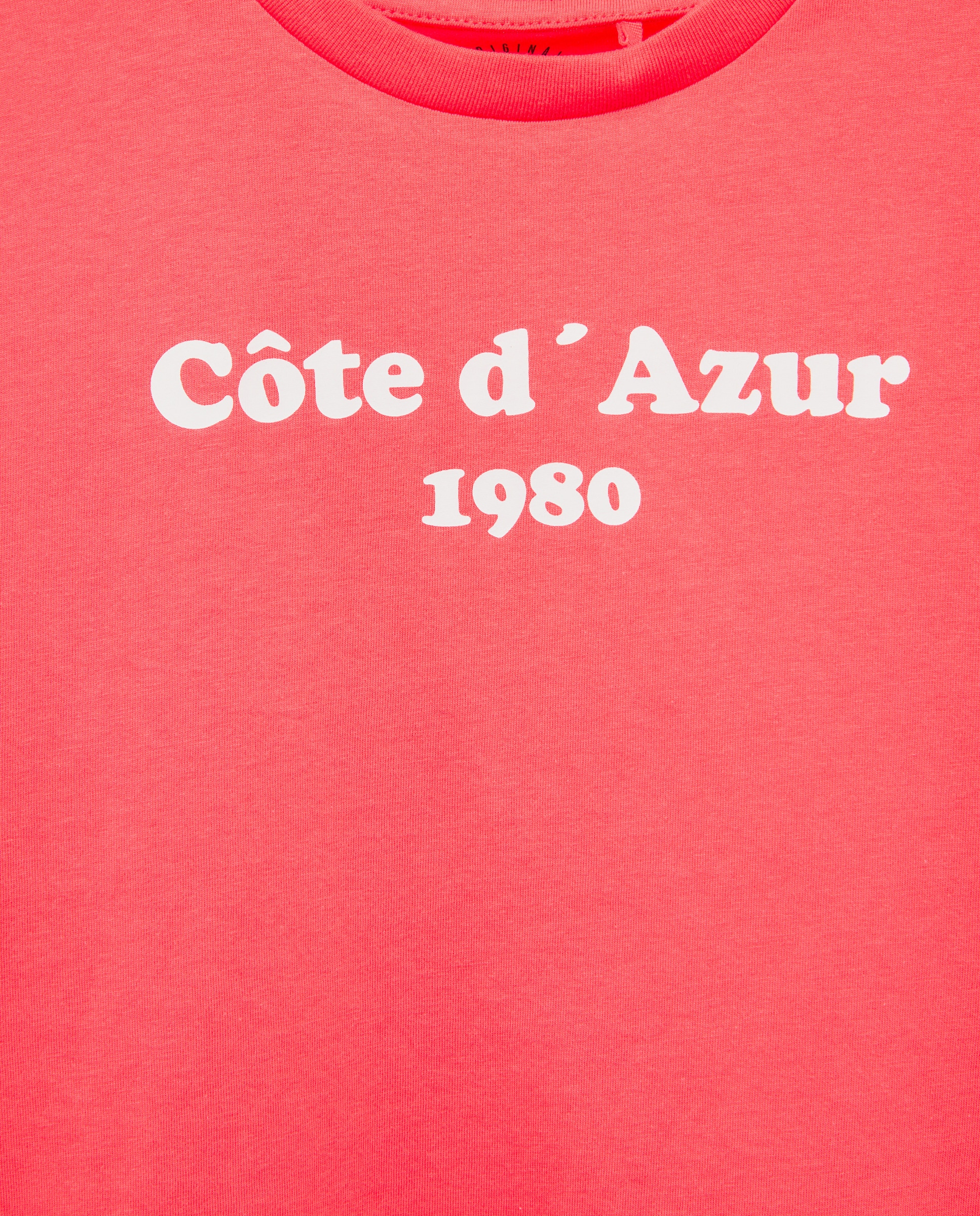 Camiseta de niño estampada manga corta 630 Coral-3