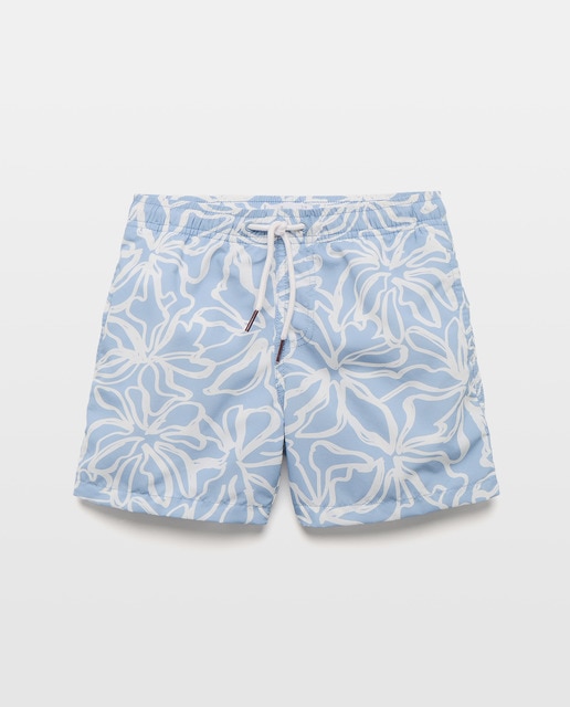 Imagen 0 de Bañador bermuda de niño flor abstracta