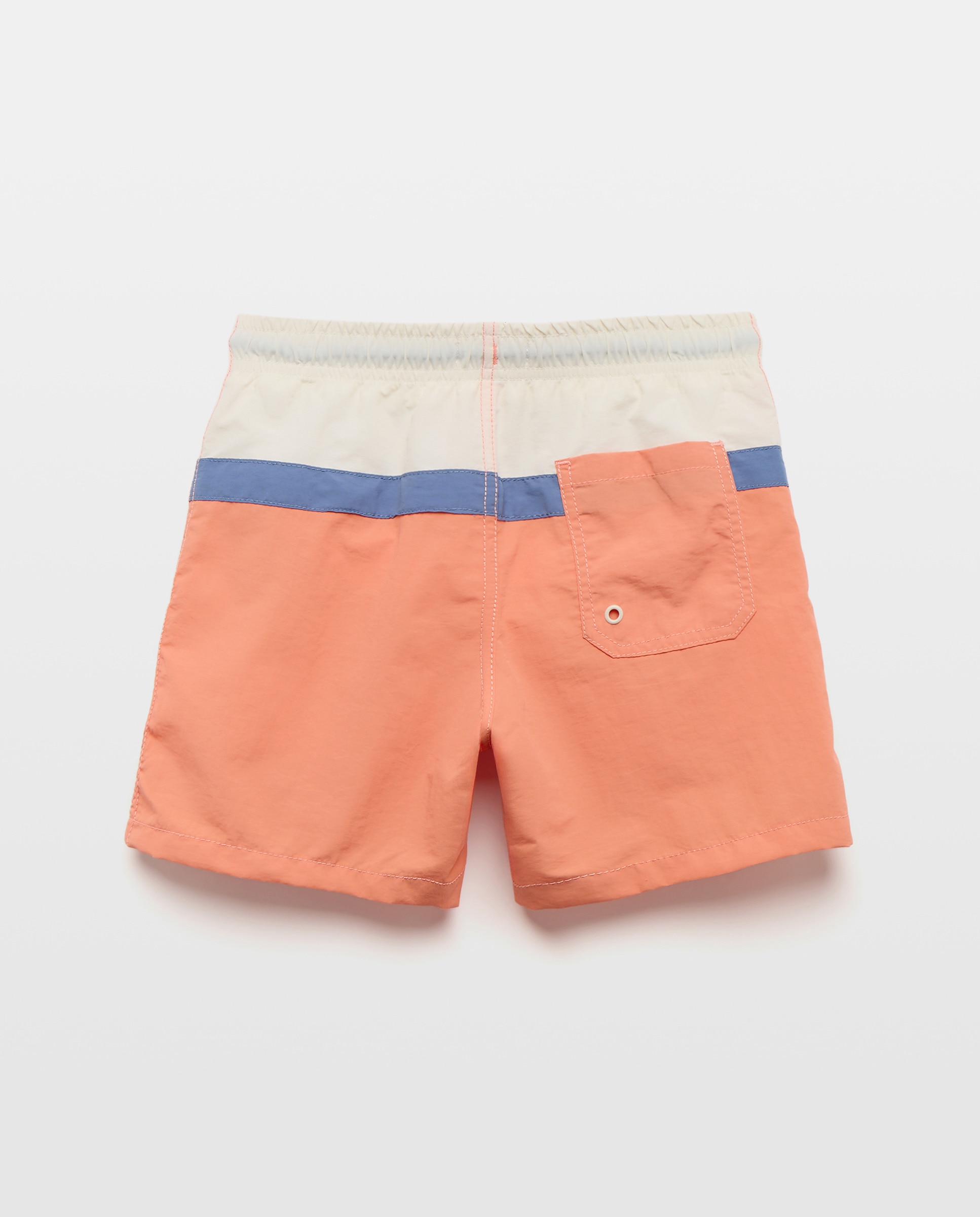 Bañador bermuda de niño cortes 630 Coral-2