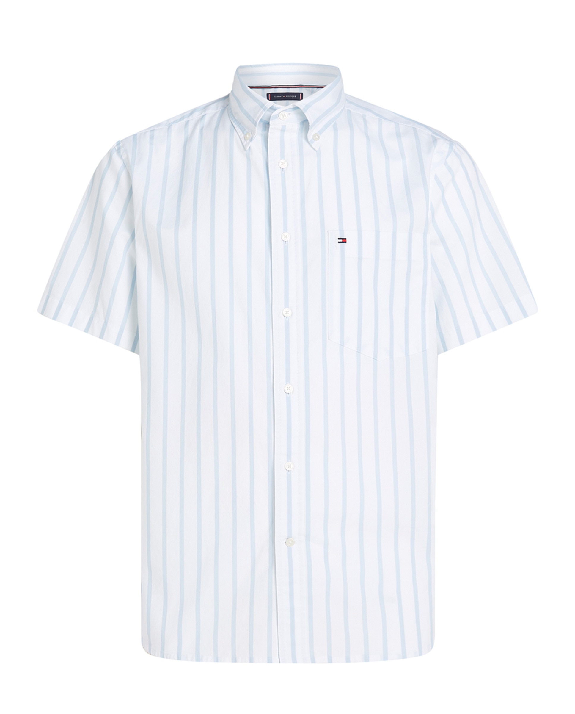 Imagem 0 de Camisa de Popelina de Manga Curta de Tamanhos Grandes