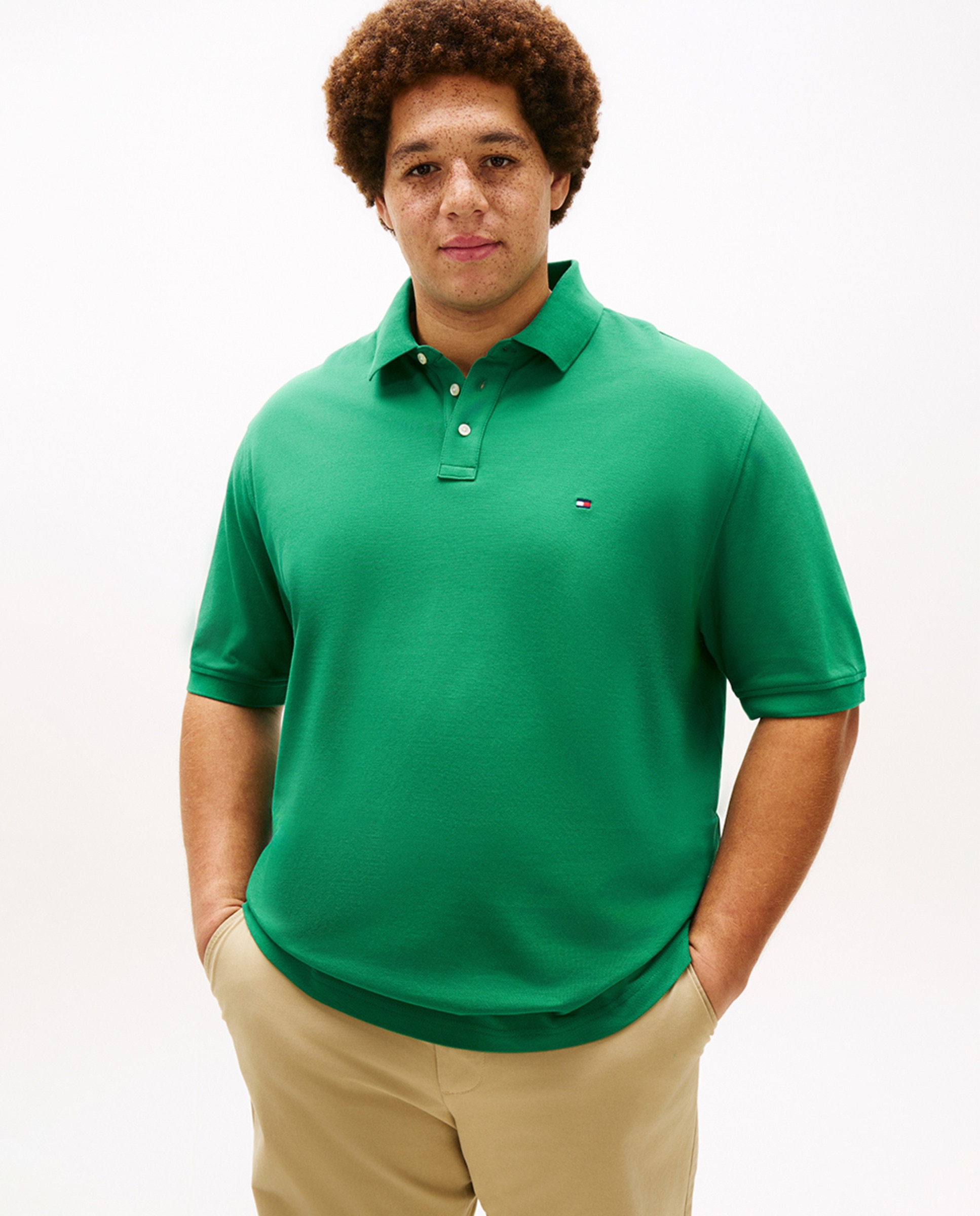 Imagem 0 de Polo Liso de Manga Curta Tamanhos Grandes