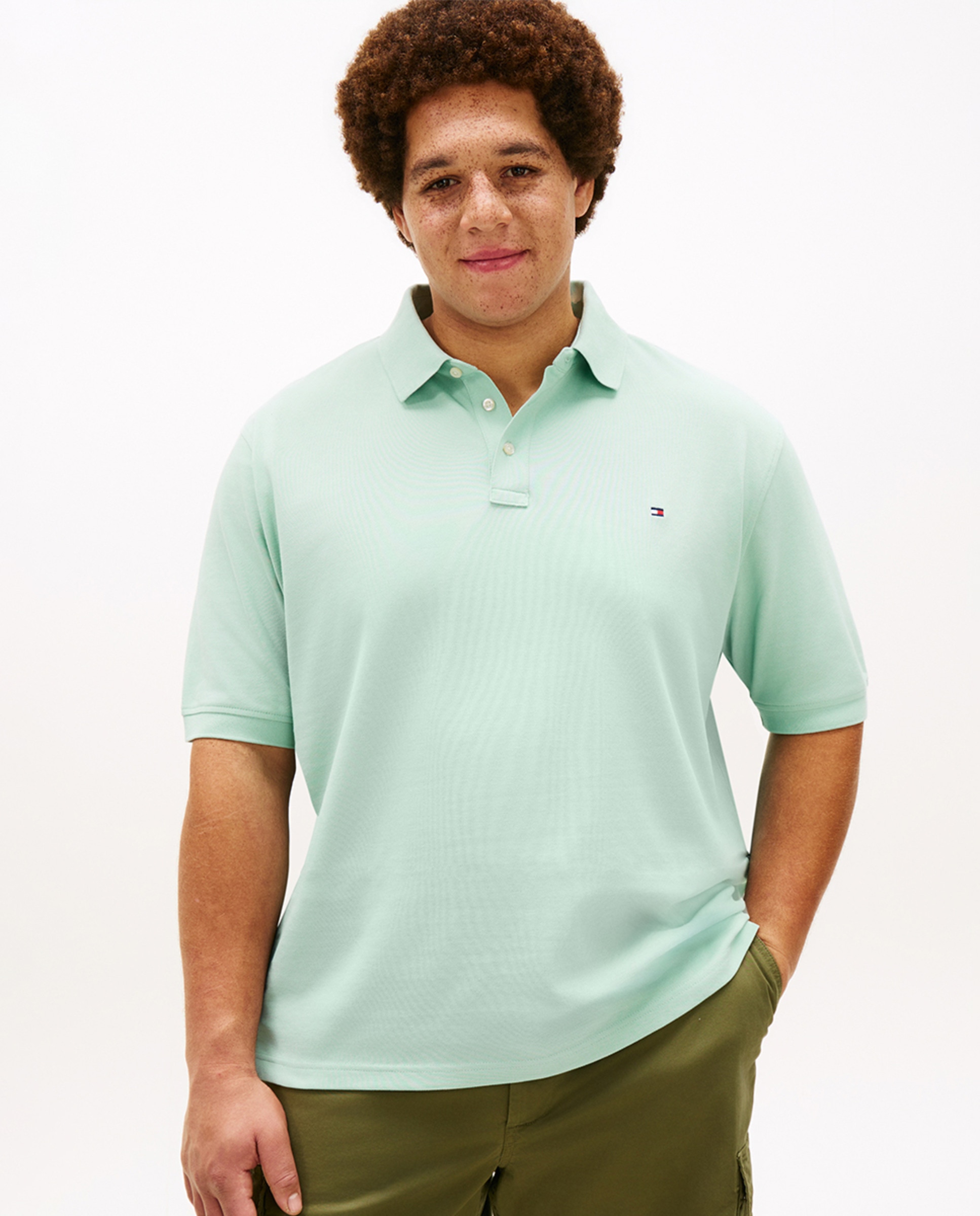 Imagem 0 de Polo Liso de Manga Curta Tamanhos Grandes