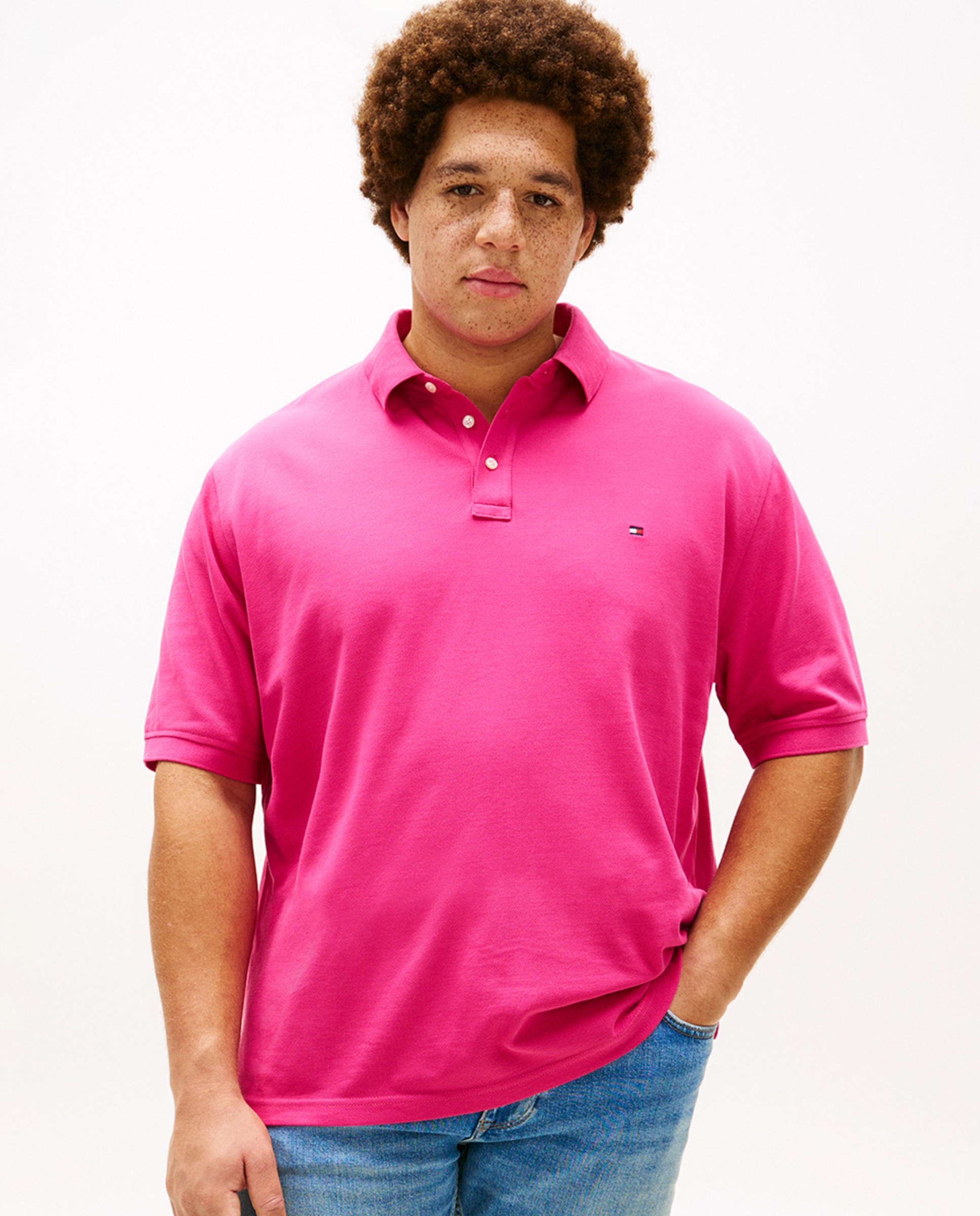 Imagem 0 de Polo Liso de Manga Curta Tamanhos Grandes