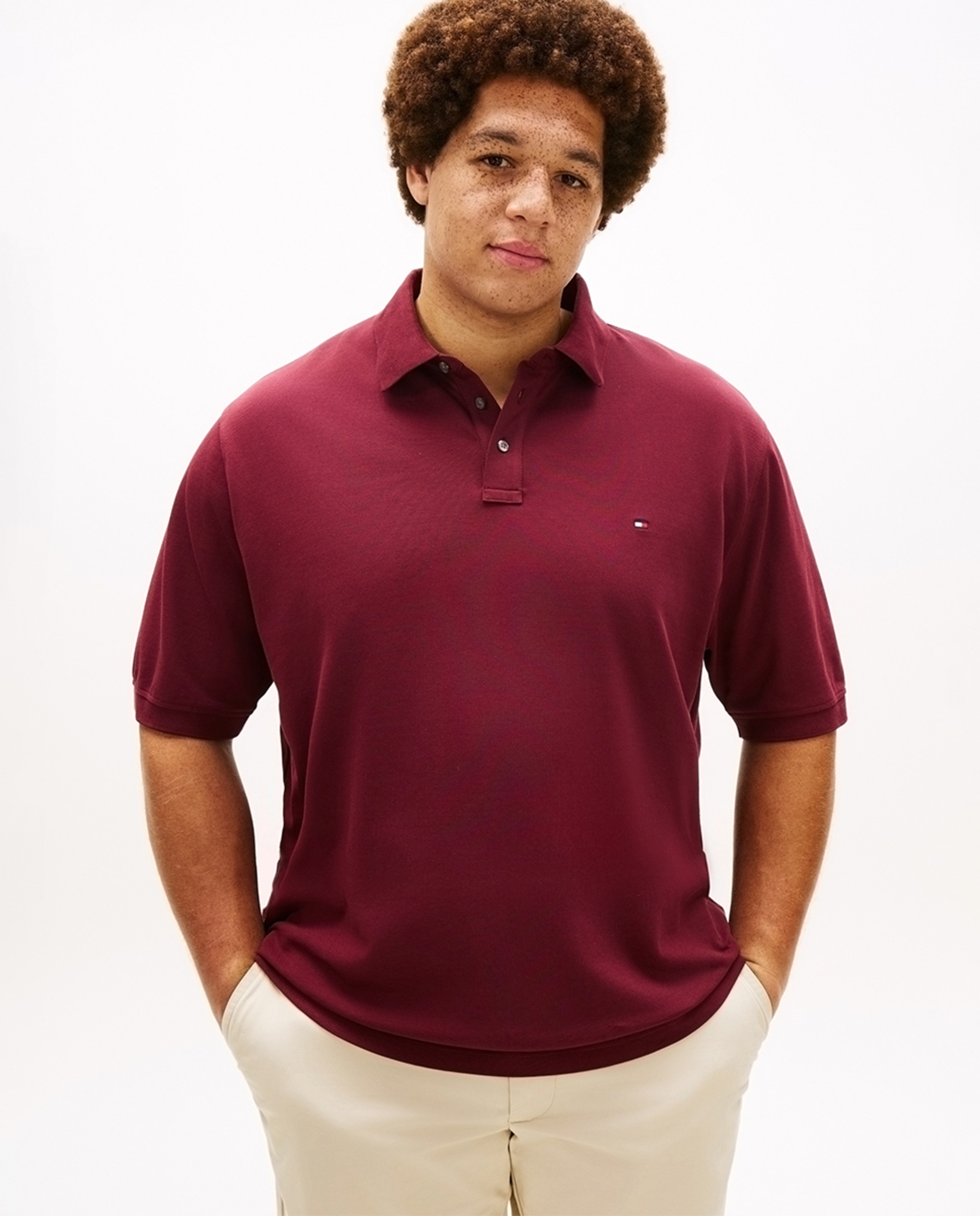 Imagem 0 de Polo Liso de Manga Curta Tamanhos Grandes