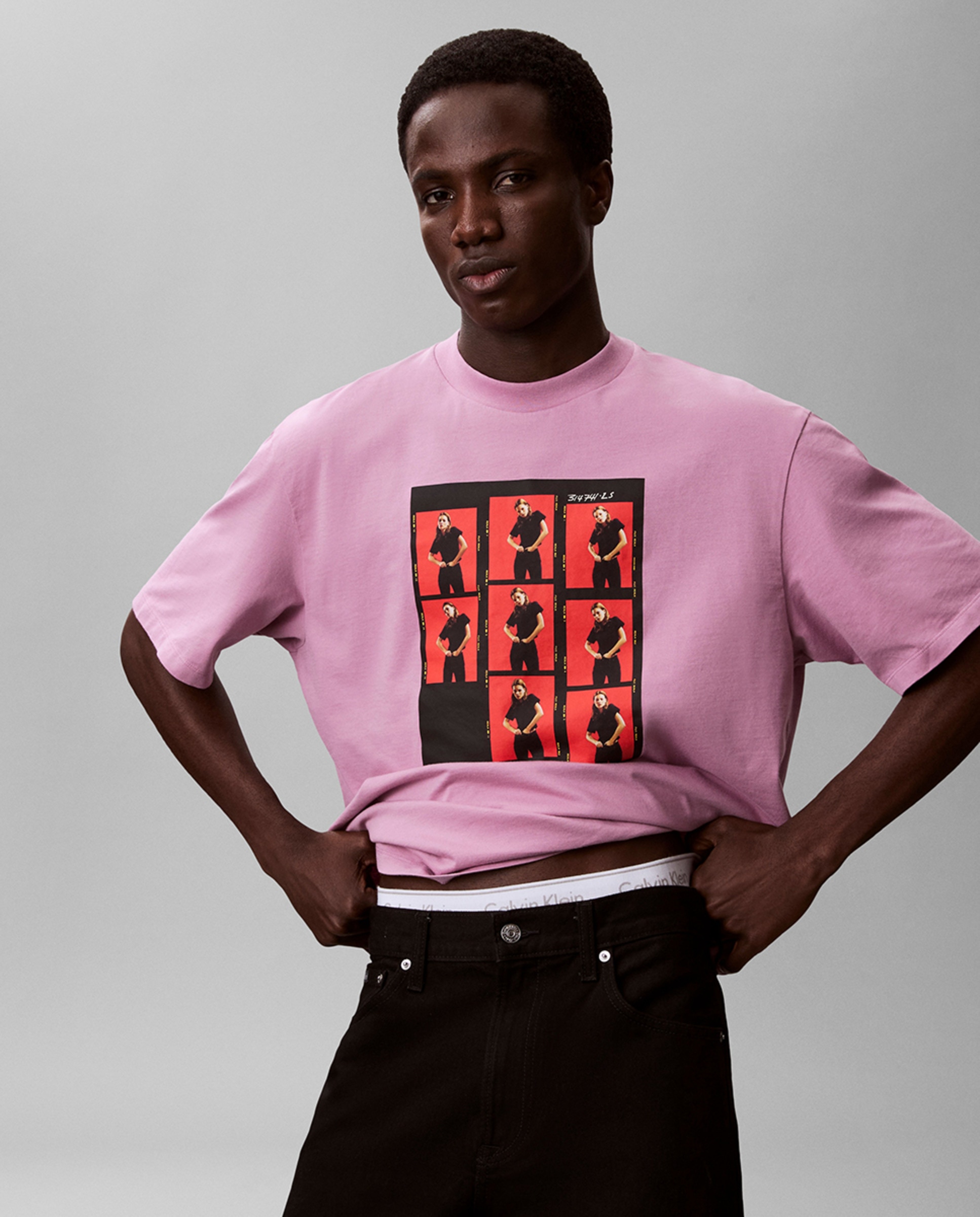 T-shirt Relaxed Lilás-5
