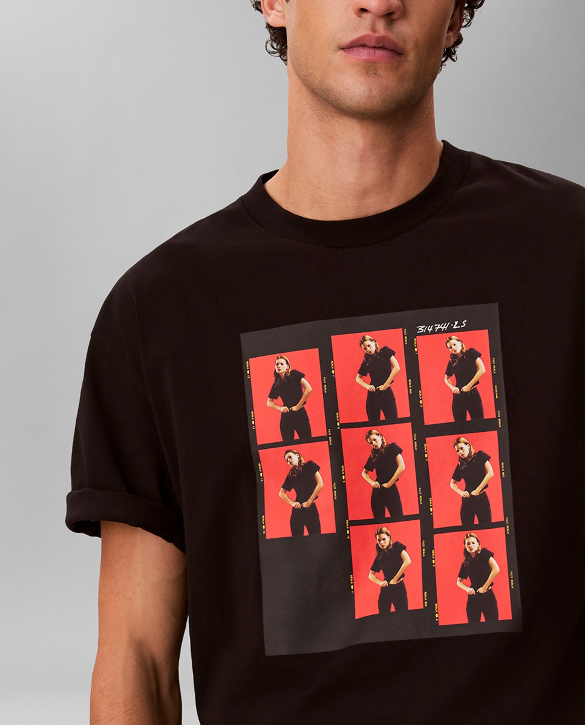 T-shirt Relaxed Preto-3