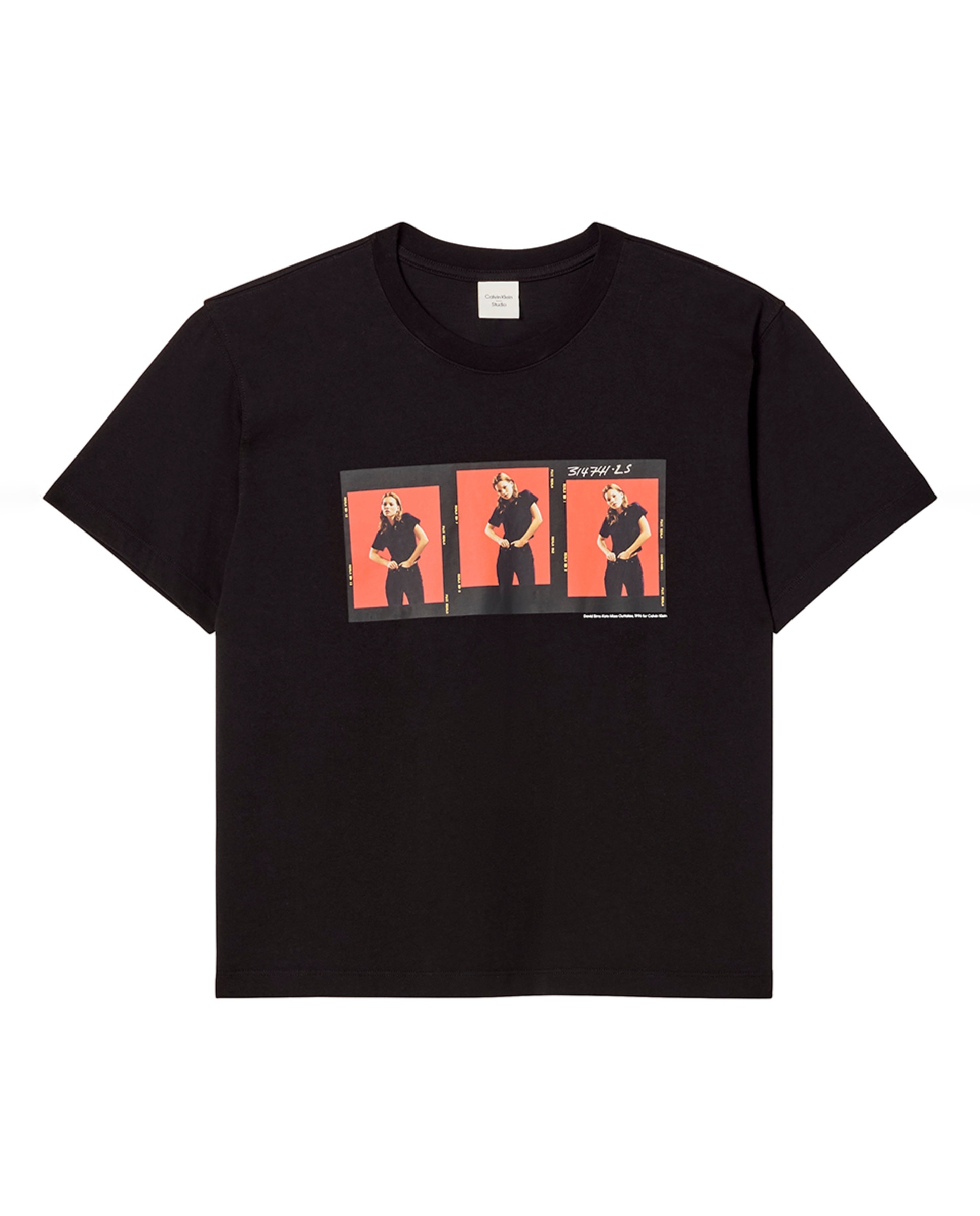 T-shirt Boxy Fit Preto-4