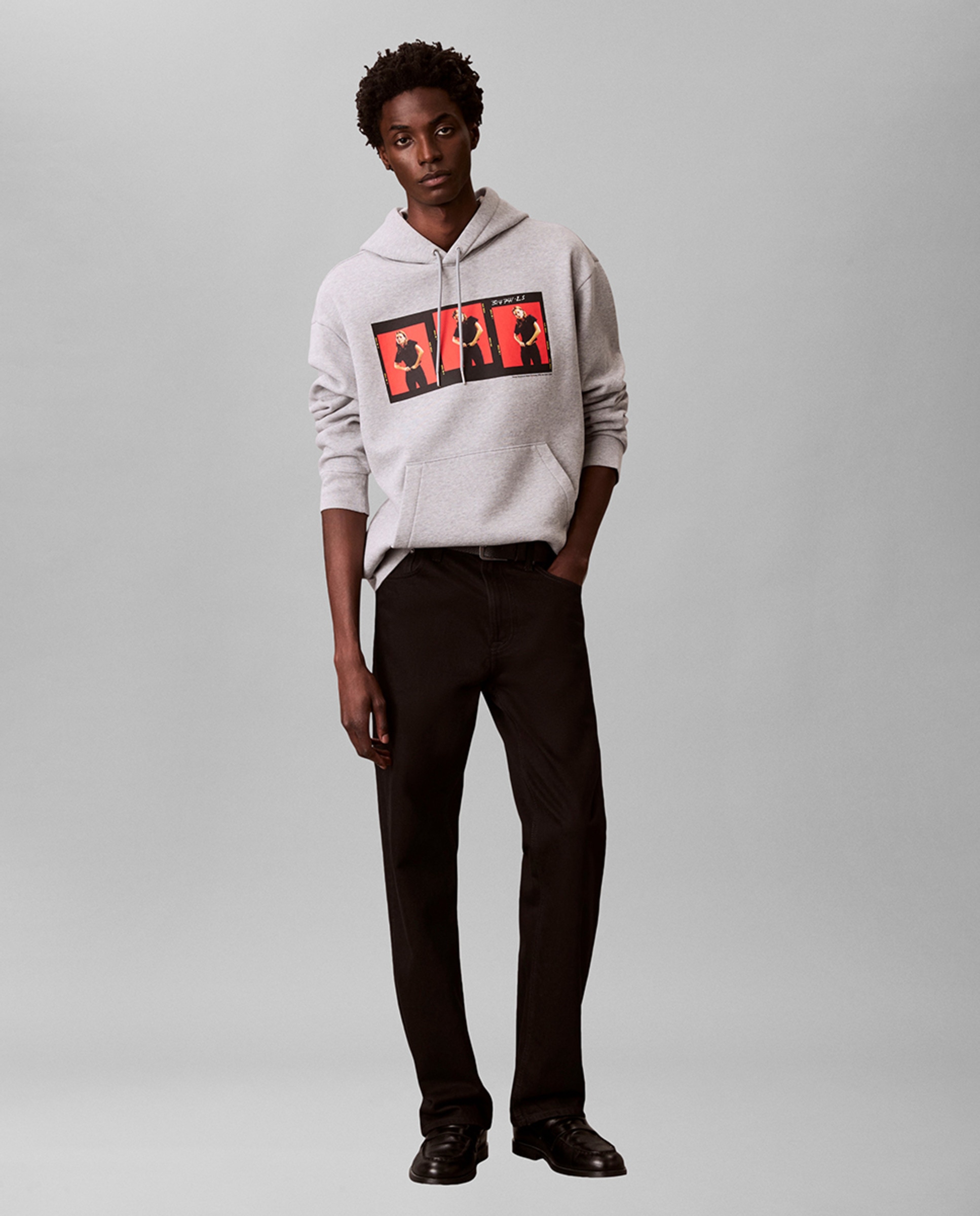 Sweatshirt com capuz Cinzento-7